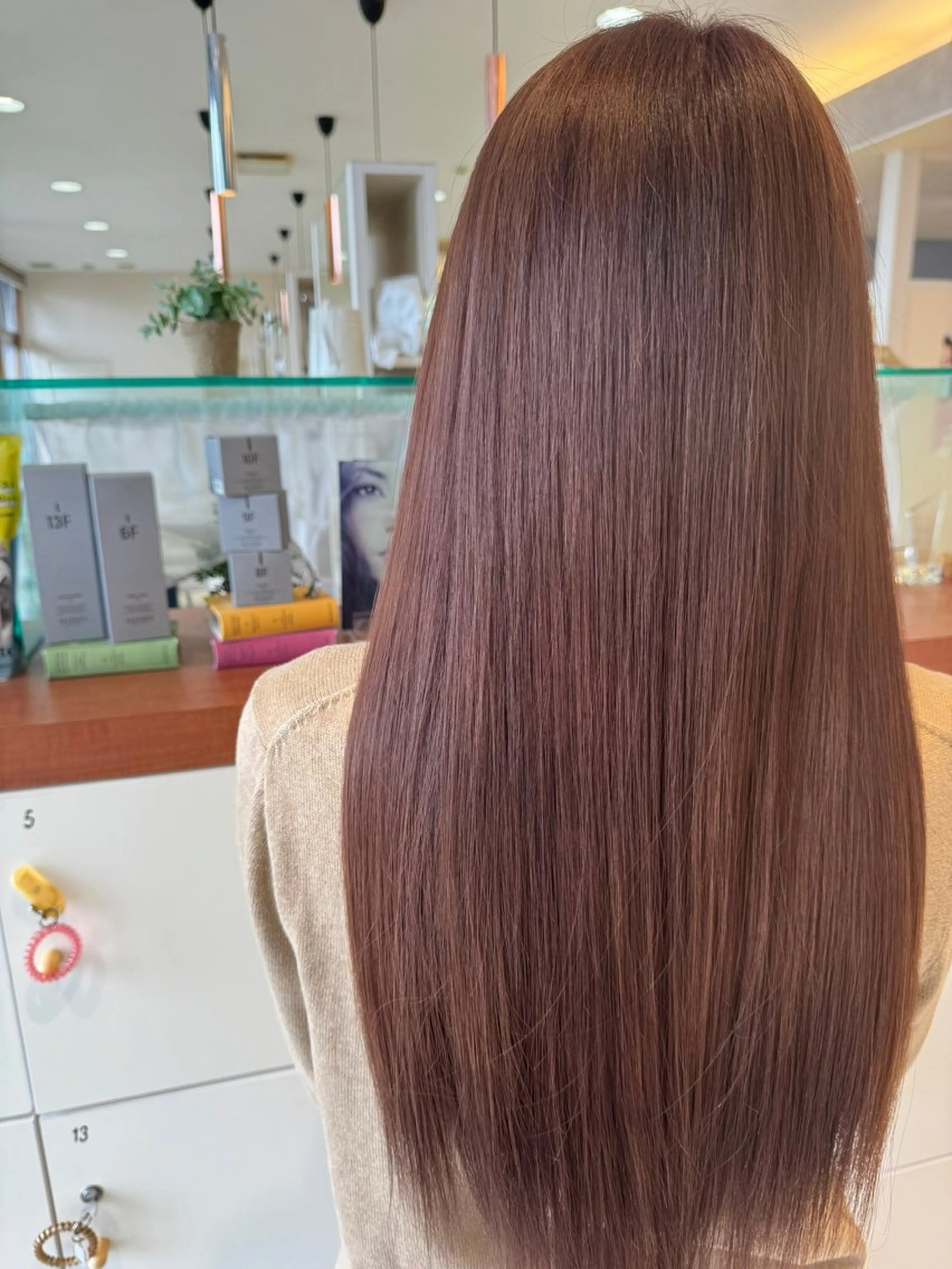 ロング カット 縮毛矯正 トリートメント 日置 大智のヘアスタイル