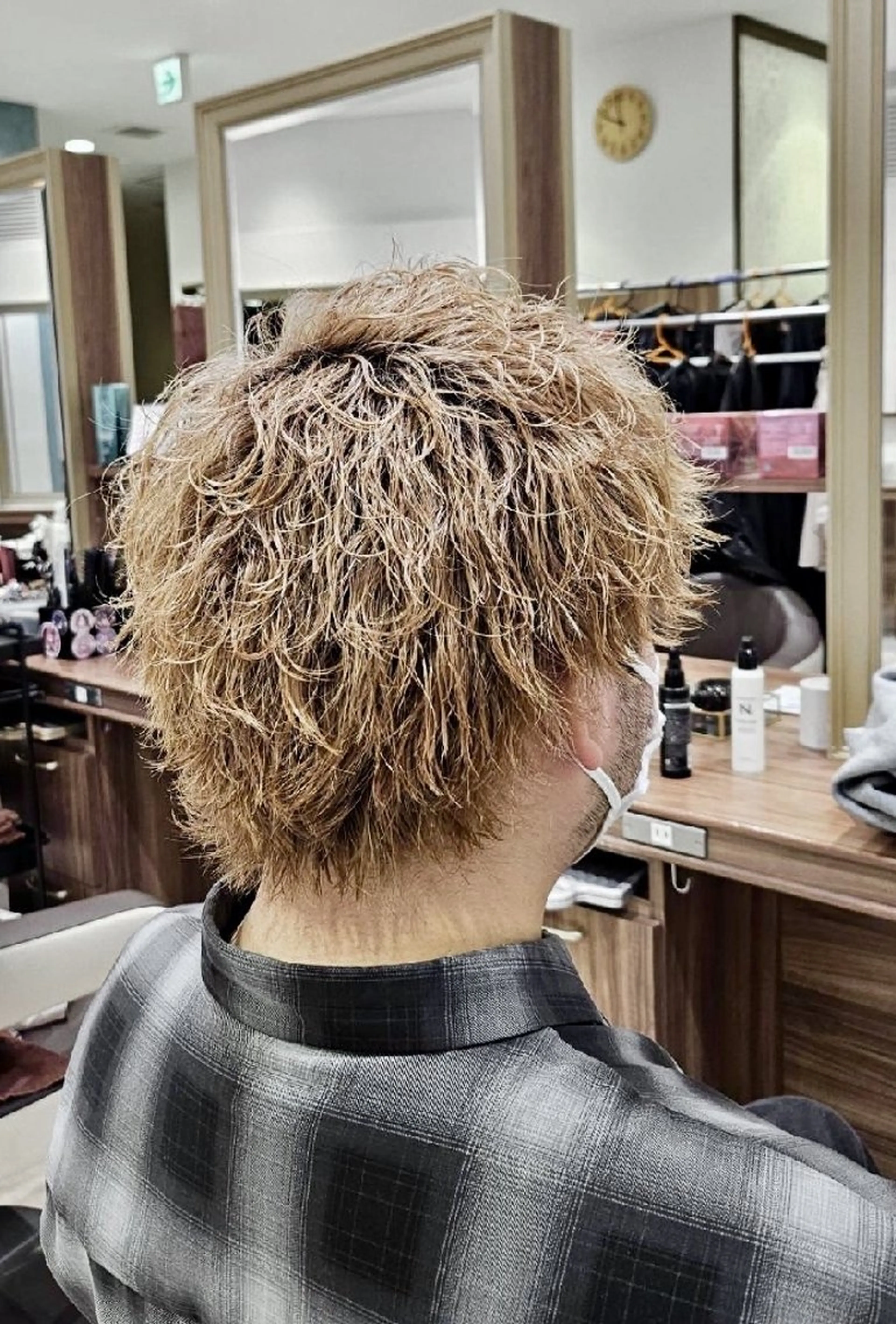 🔥minimo限定メニュー🔥 メンズカット+ブリーチパーマ✂の写真