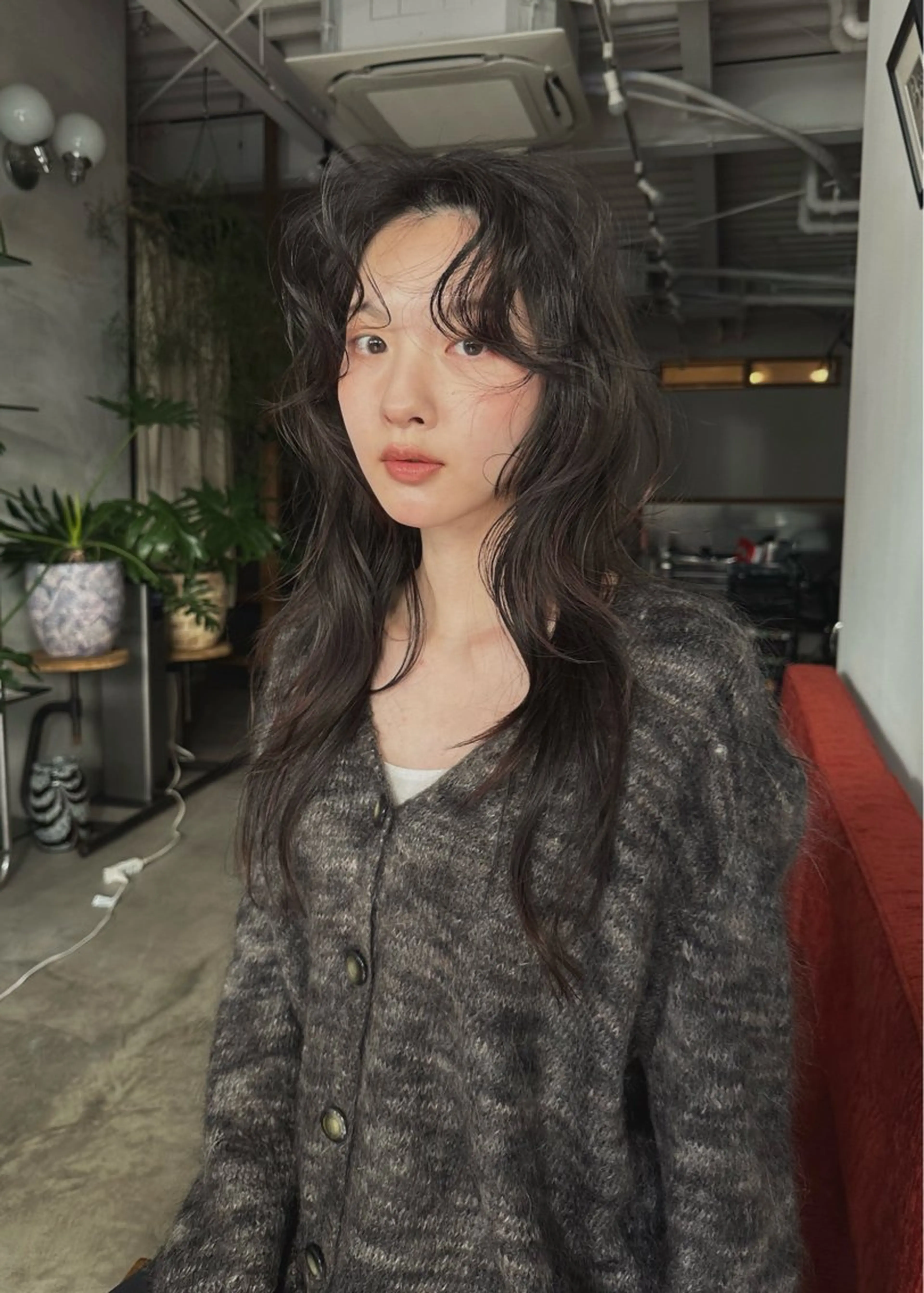 ロング カット ナガミ ショウのヘアスタイル
