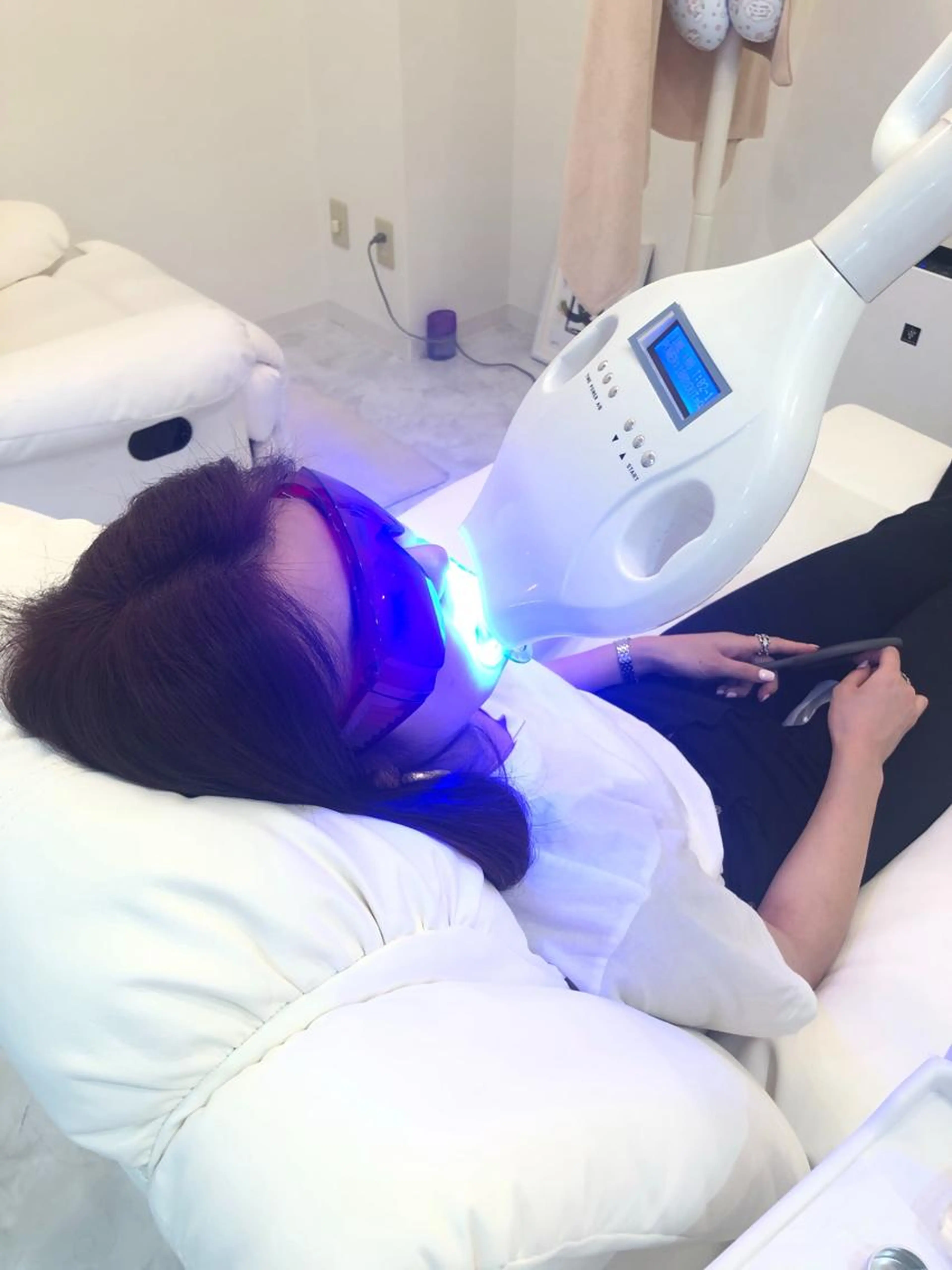 🤍歯セルフホワイトニング🤍10分×2セットお試し7700円→3980円✨※設備が限られているため日時ご調整の可能性有の写真