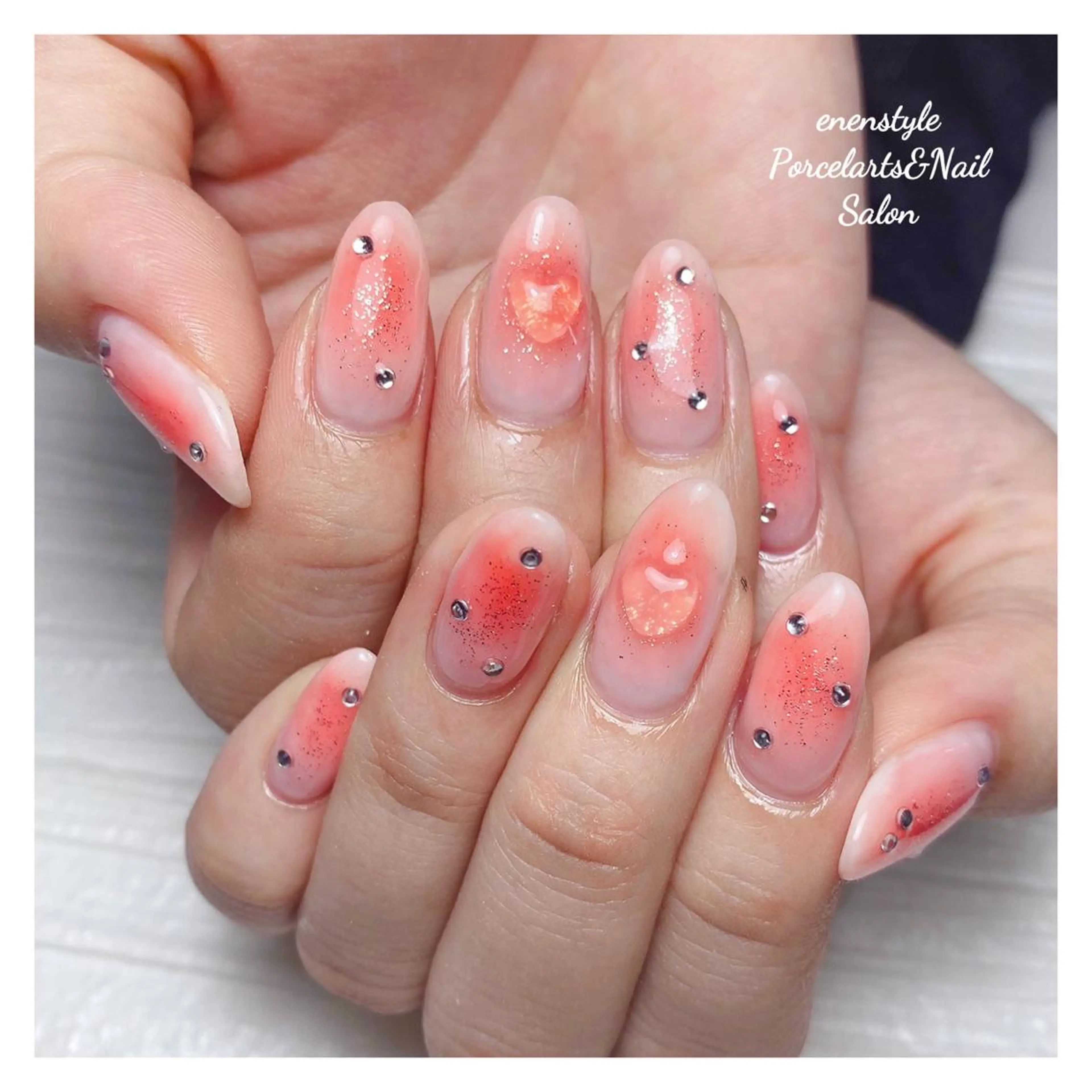 ミディアム ネイル 👑enen style👑のネイルデザイン