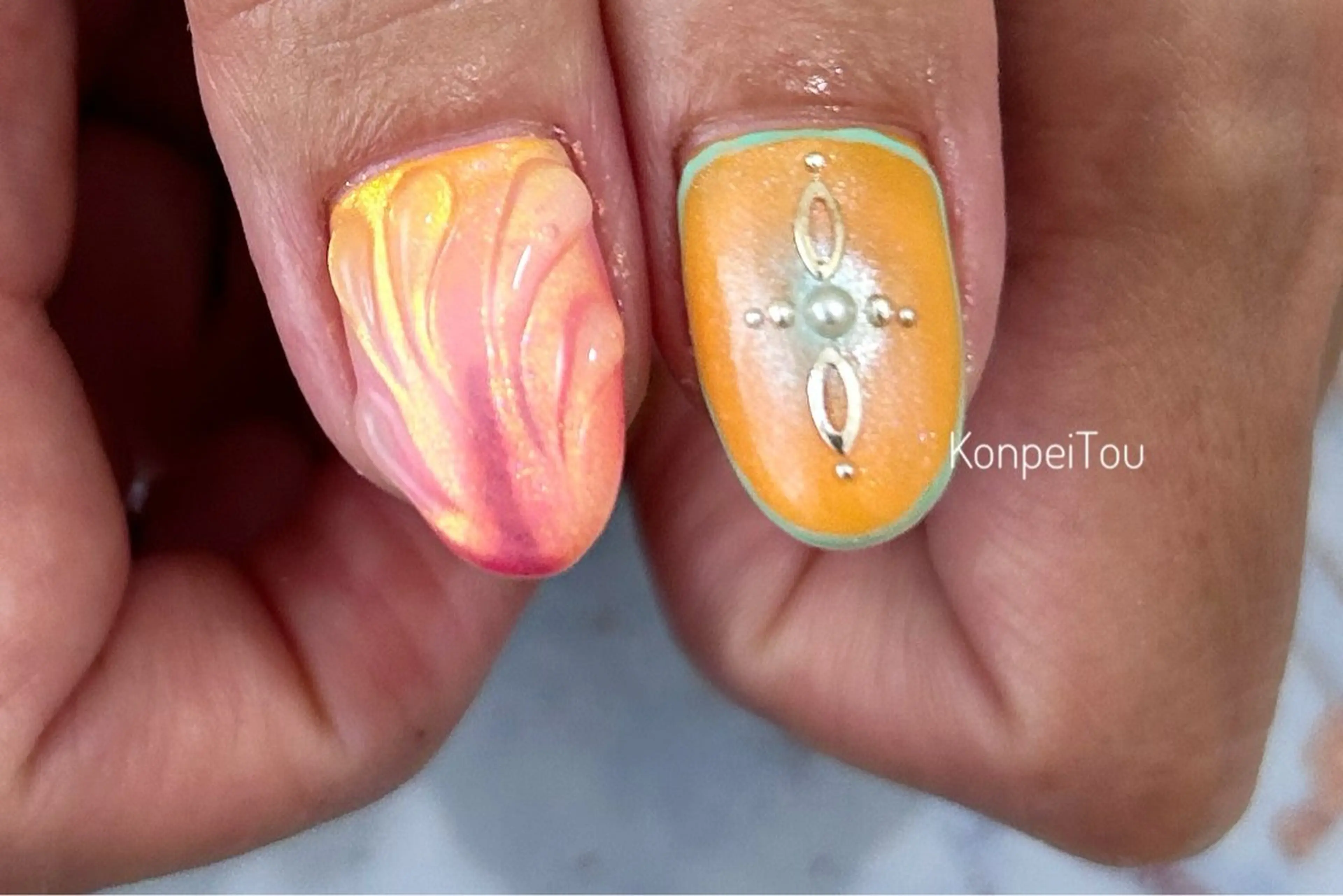 ネイル ハンドネイル おうちのネイルサロン KonpeiTouのネイルデザイン