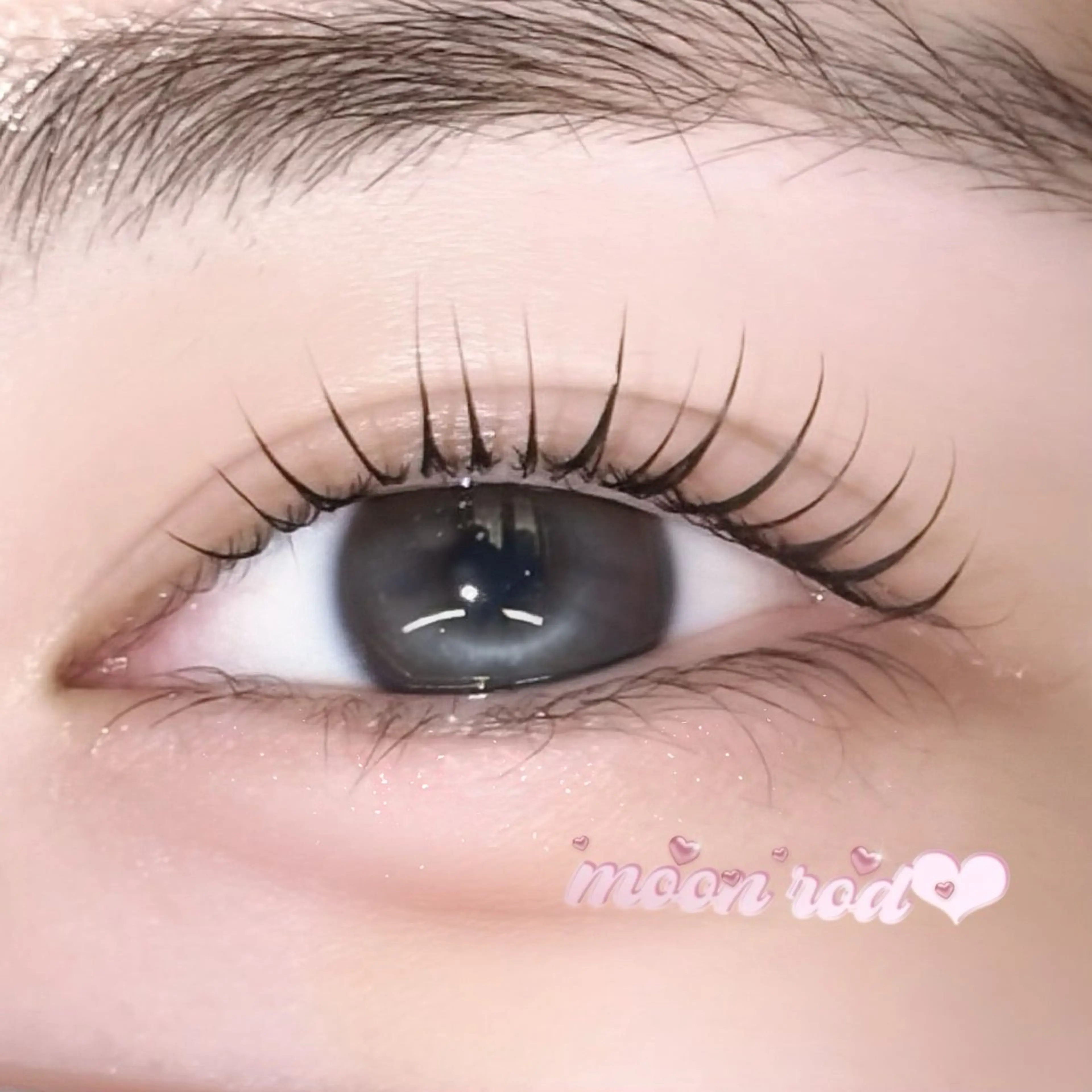 マツエク・マツパ 束感まつ毛 韓国風マツエク まつげパーマ マツパ 🩶LEDエクステ＆ エクパーマRAN🪽のマツエク・マツパデザイン