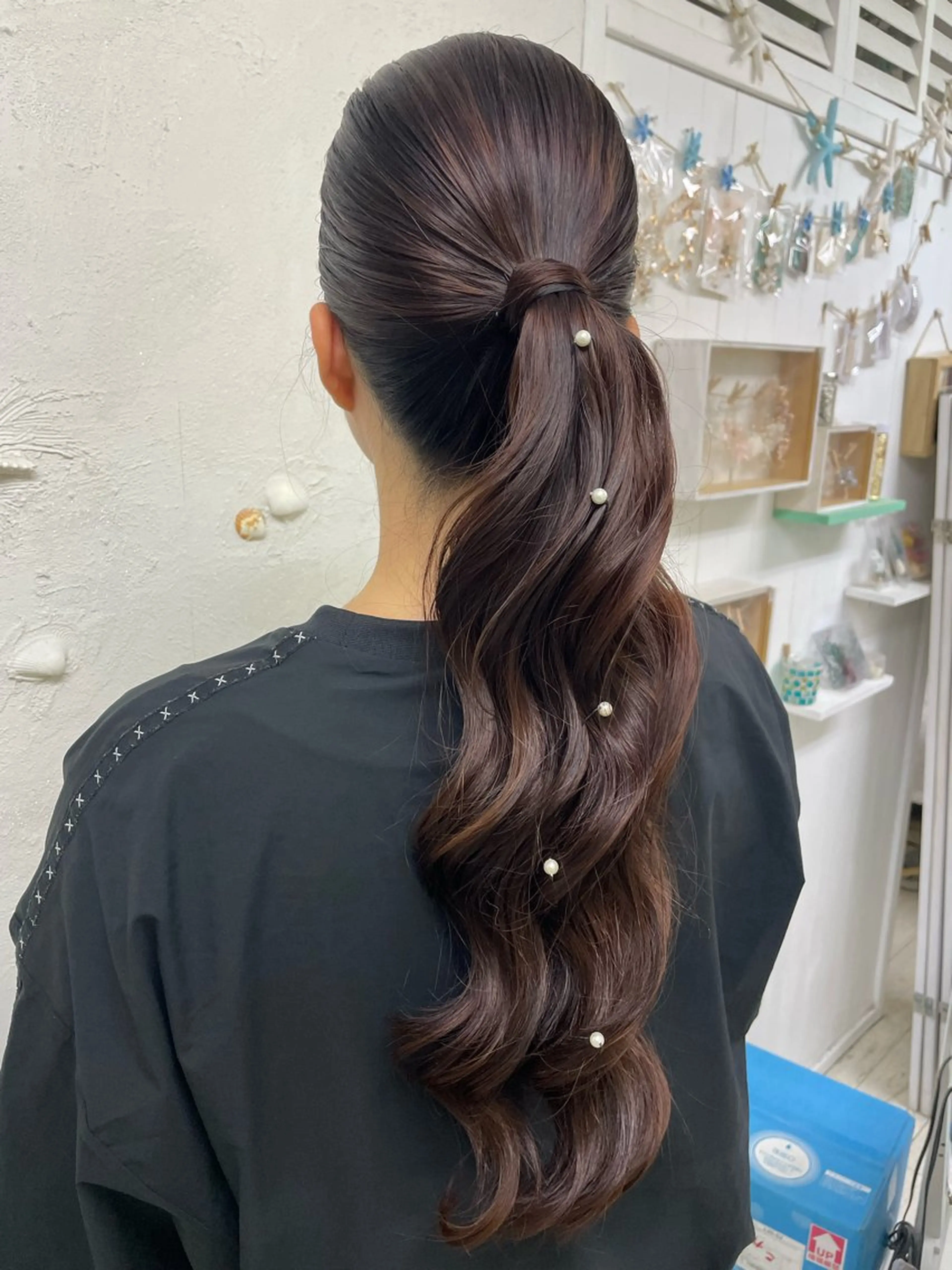 ロング 卒業式のヘアスタイル ヘアセット 六本木/ヘアセット /maiのヘアスタイル