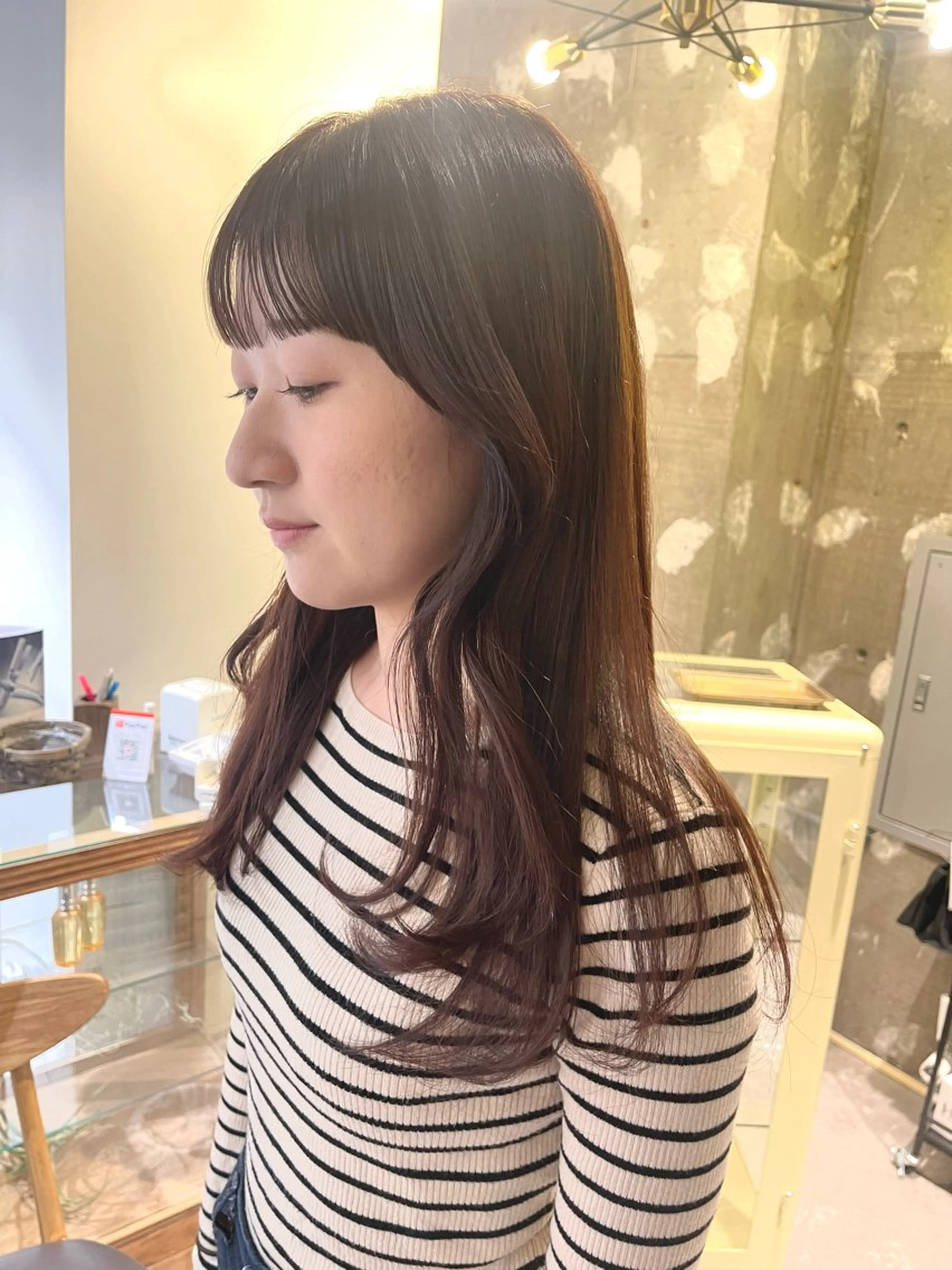 ロング 韓国風ヘア レイヤーカット ano ♡のヘアスタイル