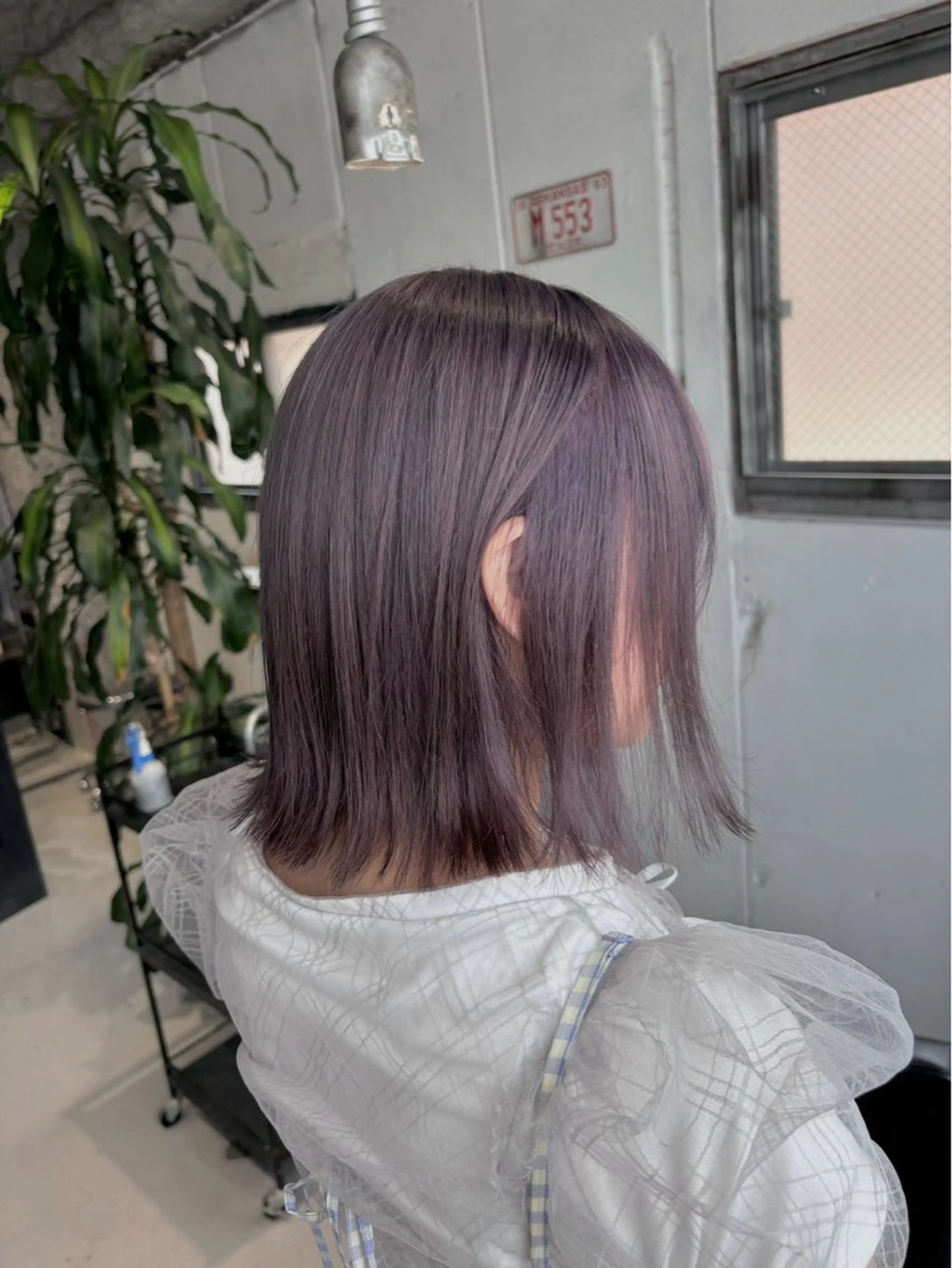 カット＋ブリーチ無しダブルカラーの写真