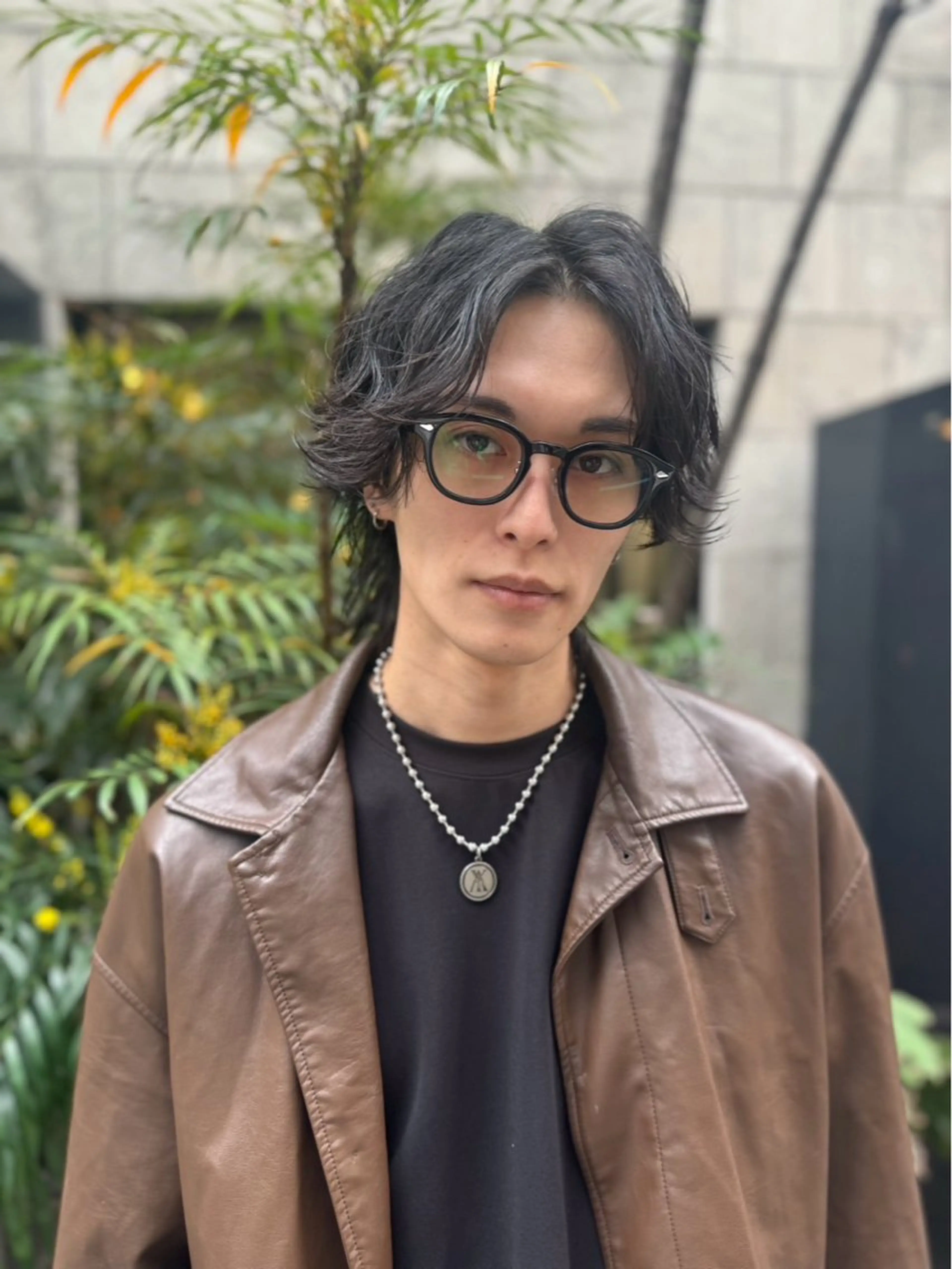 カラー パーマ メンズ カット ヘアカラー パーマ トリートメント ヘアセット 新宿/韓国ヘア/ 髪質改善ストレートのヘアスタイル