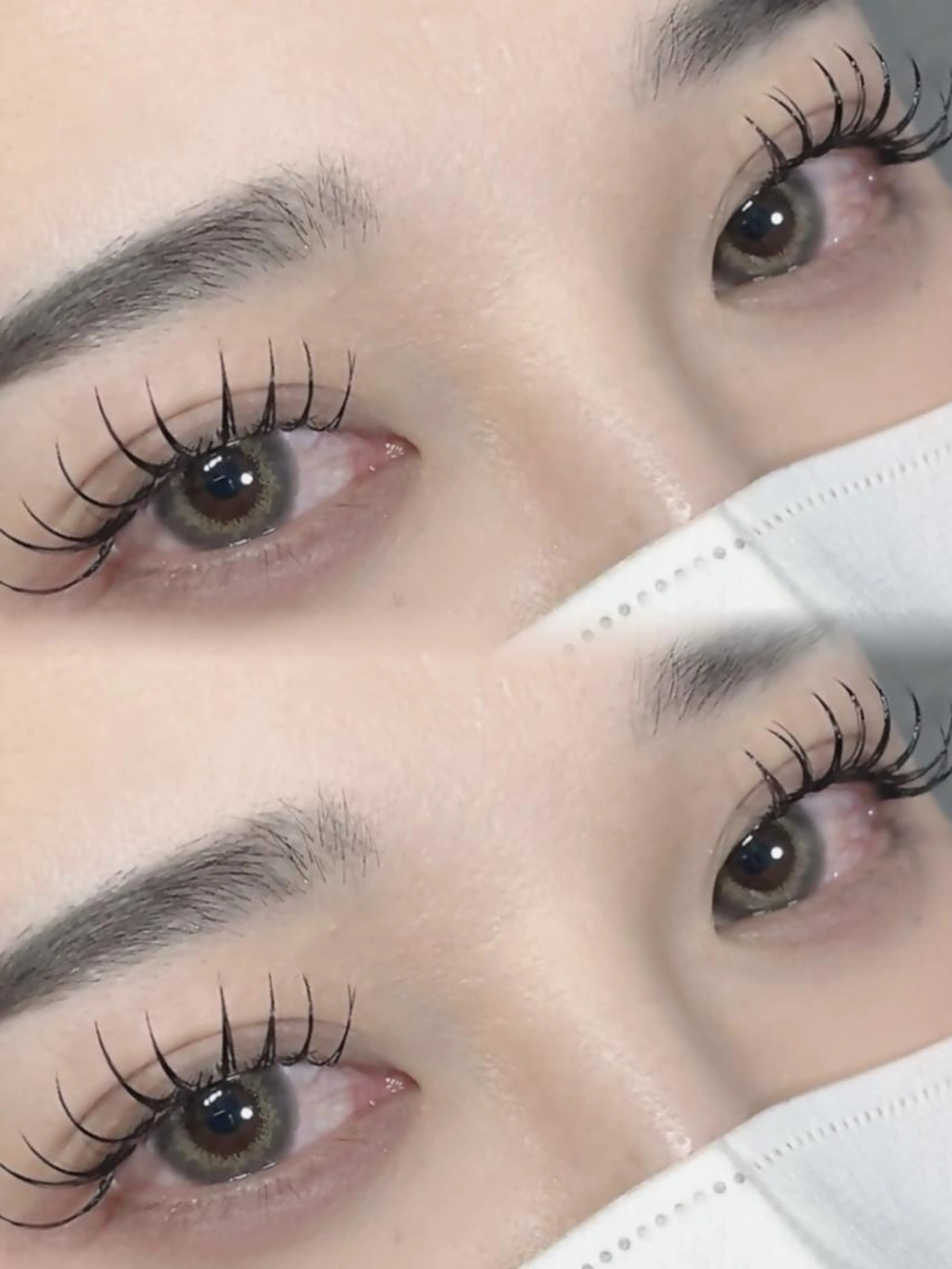 大人気パリエク👑　パリジェンヌ+Wフラットエクステ60束の写真