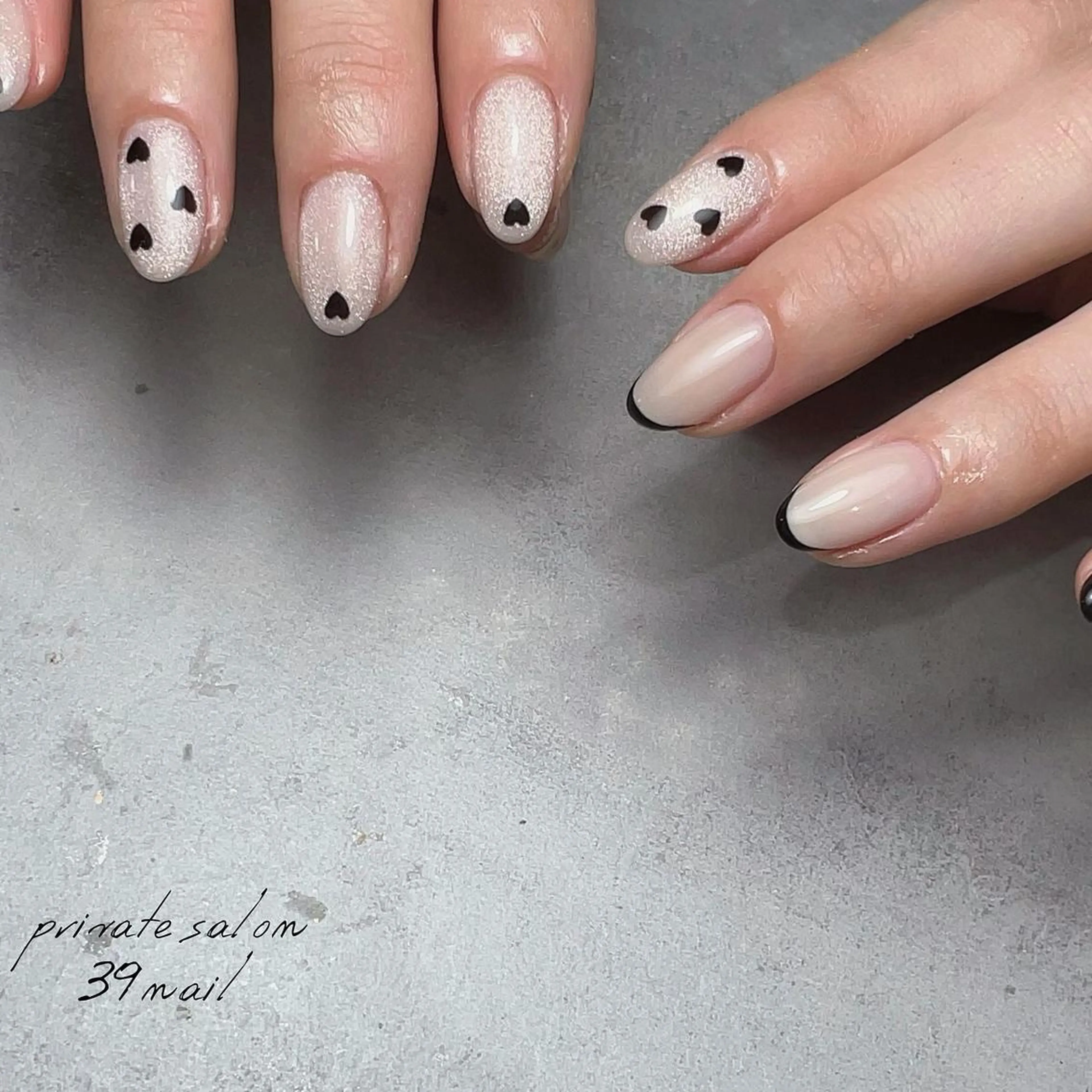 ミディアム ネイル ハンドネイル 京橋 【39nail】のネイルデザイン