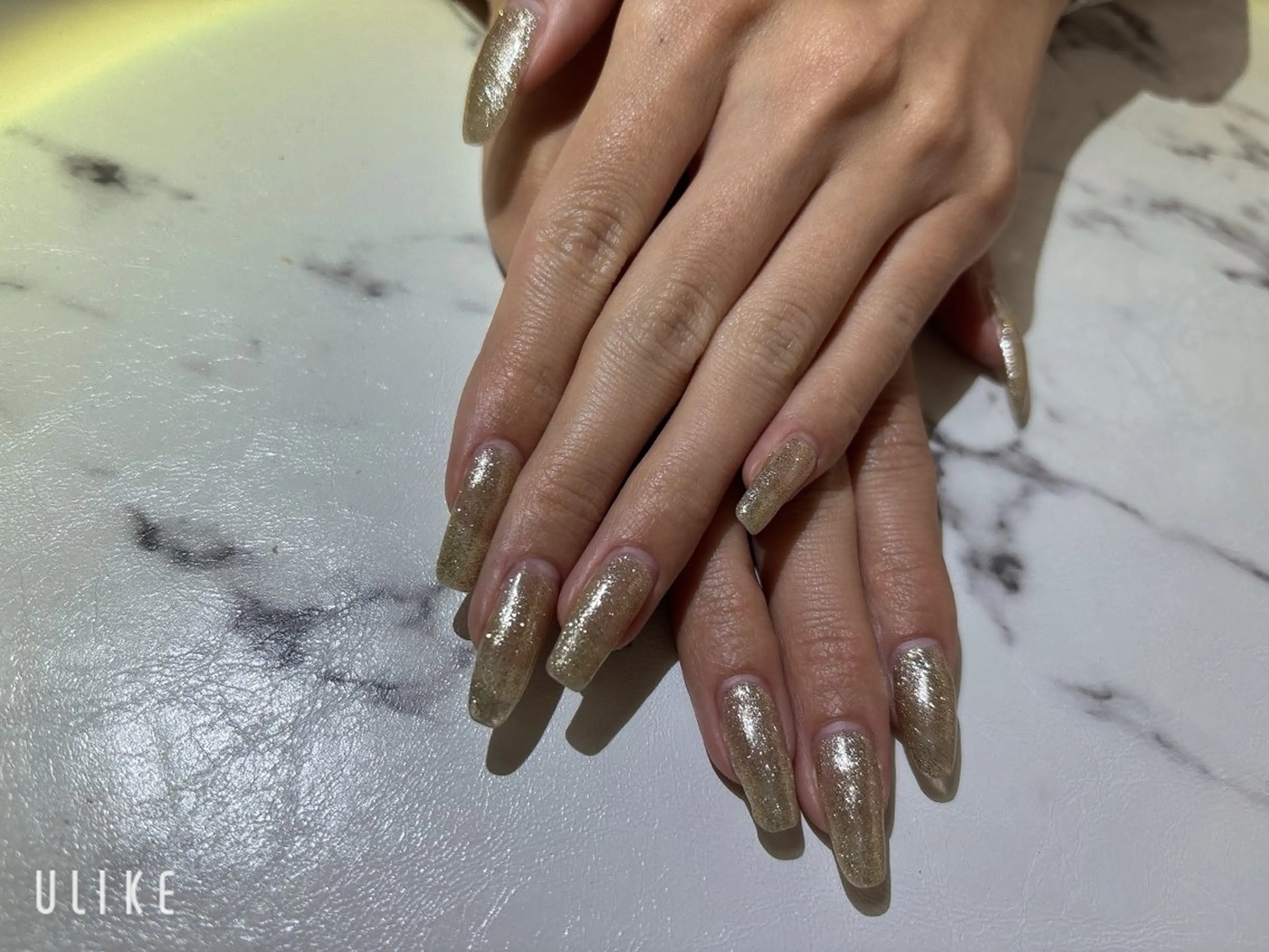シンプルハンドネイル💅ワンカラーorラメグラデーション🎨の写真