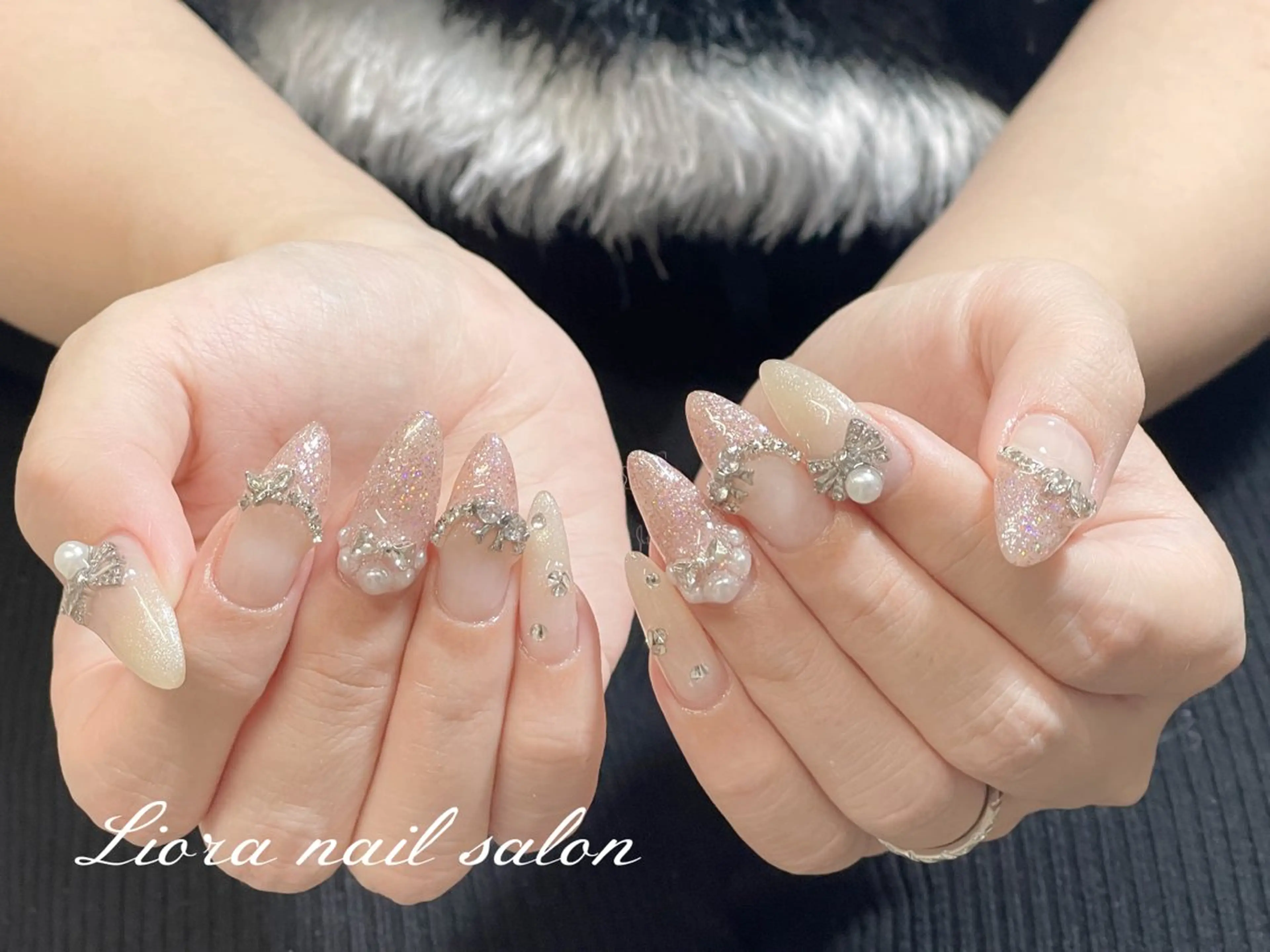 ネイル チークネイル フットネイル フレンチネイル ジェルネイル ガーリー ハンドネイル Liora nail スカルプ専門店のネイルデザイン