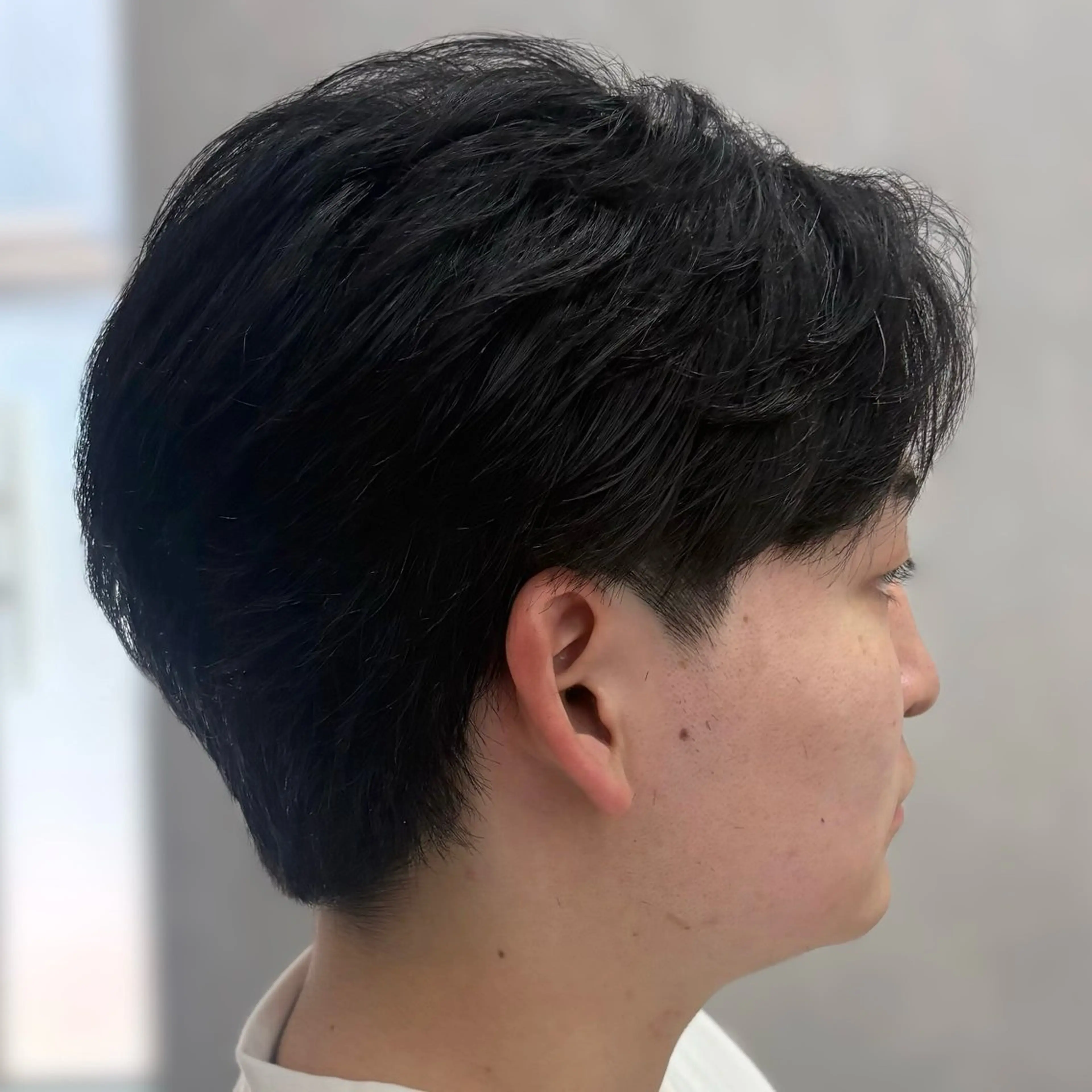 メンズ カット フェザーパーマ🦋 毛流れ🖤ayaneのヘアスタイル