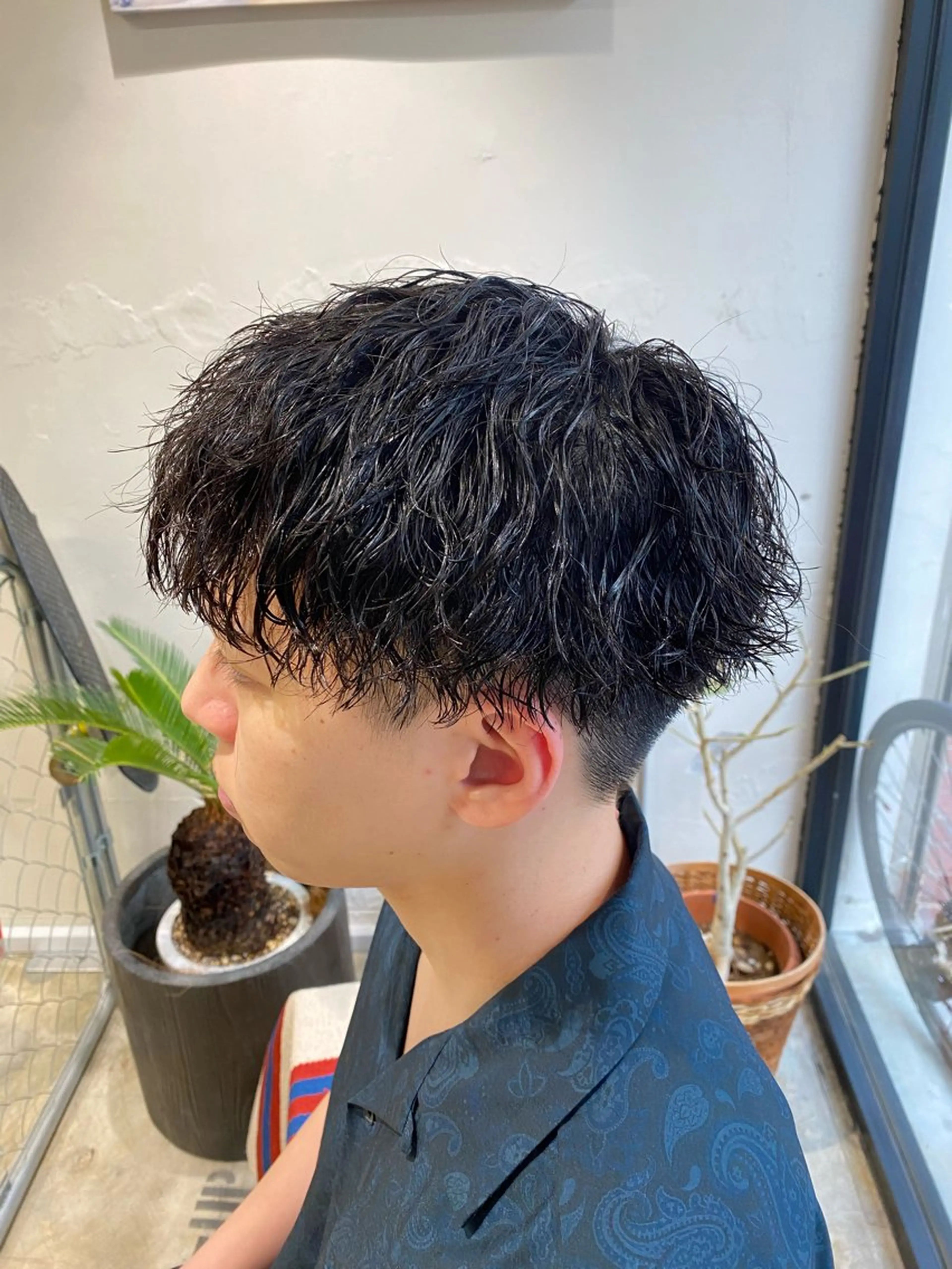 パーマ メンズ メンズパーマ メンズツイストパーマ 波巻きパーマ スパイラルパーマ ツイストパーマ カット パーマ トリートメント 🌴パーマオタク🌴 長谷川　諒佑🌈のヘアスタイル