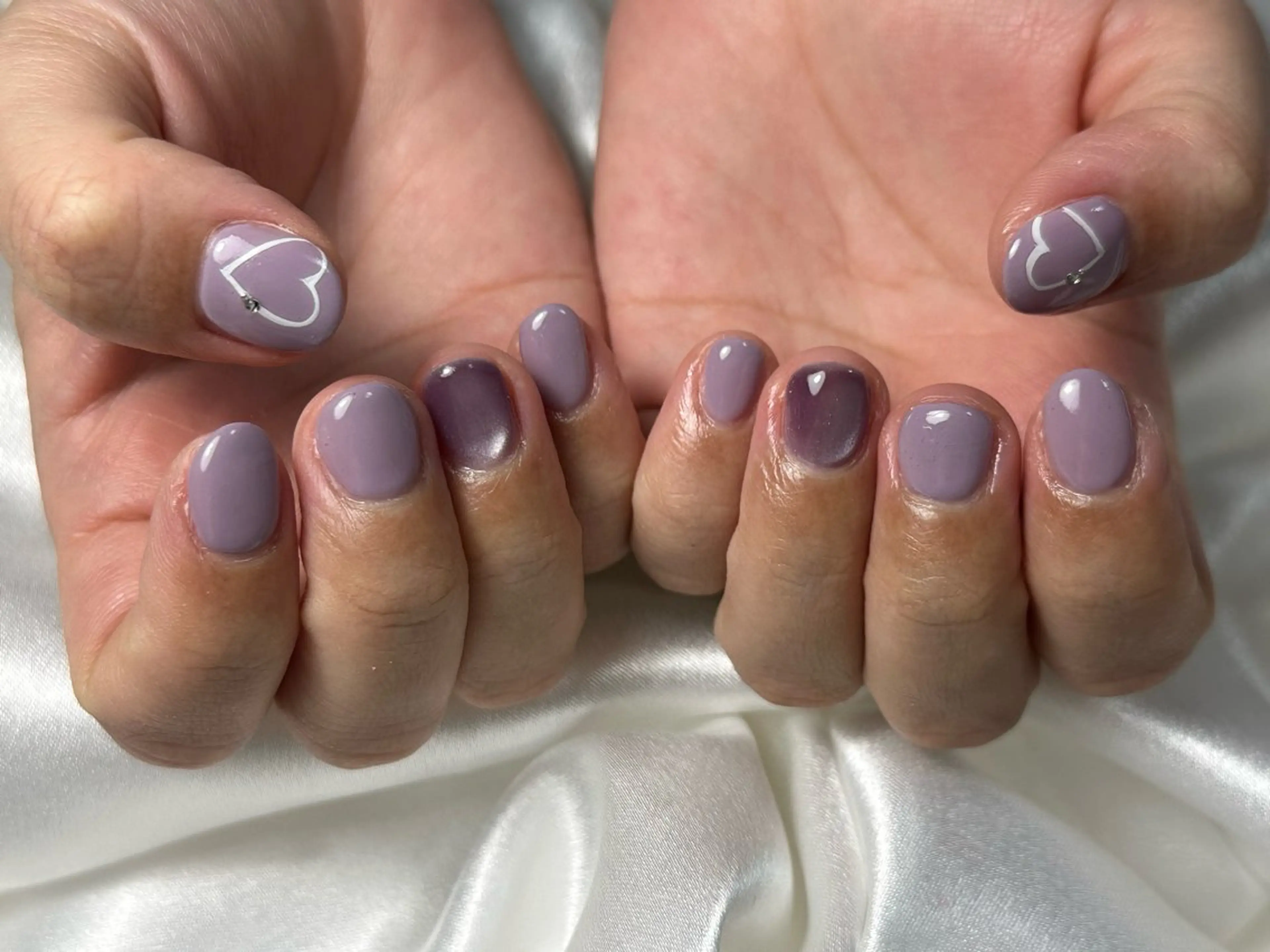 ネイル オーロラネイル 桜ネイル フラワーネイル フットネイル フレンチネイル ハンドネイル kiki nail たまプラーザのネイルデザイン