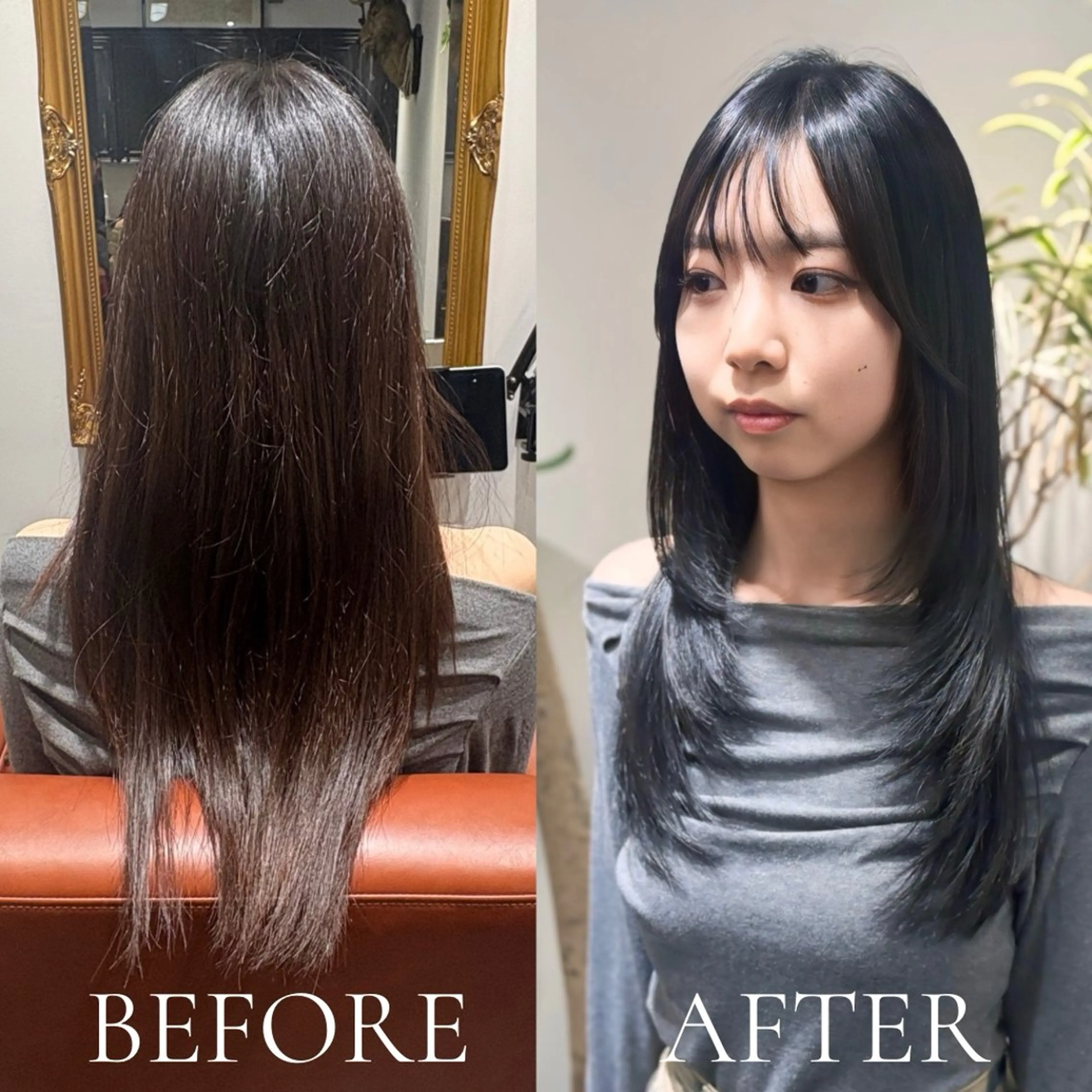 ミディアム カラー 村上｜髪質改善 プロデュースのヘアスタイル