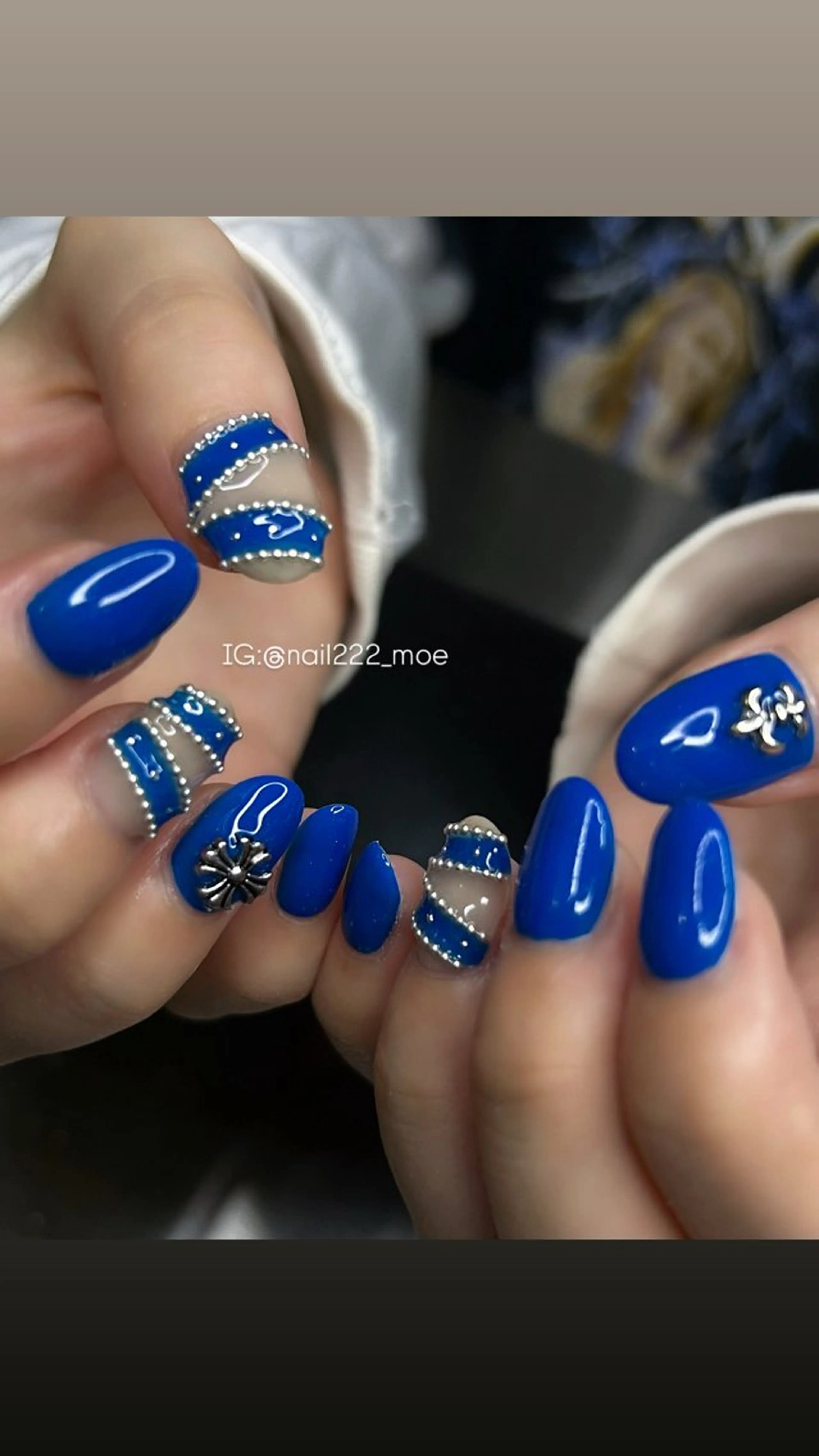 ネイル ハンドネイル ⟡.*222⋰˚☆ MöEのネイルデザイン