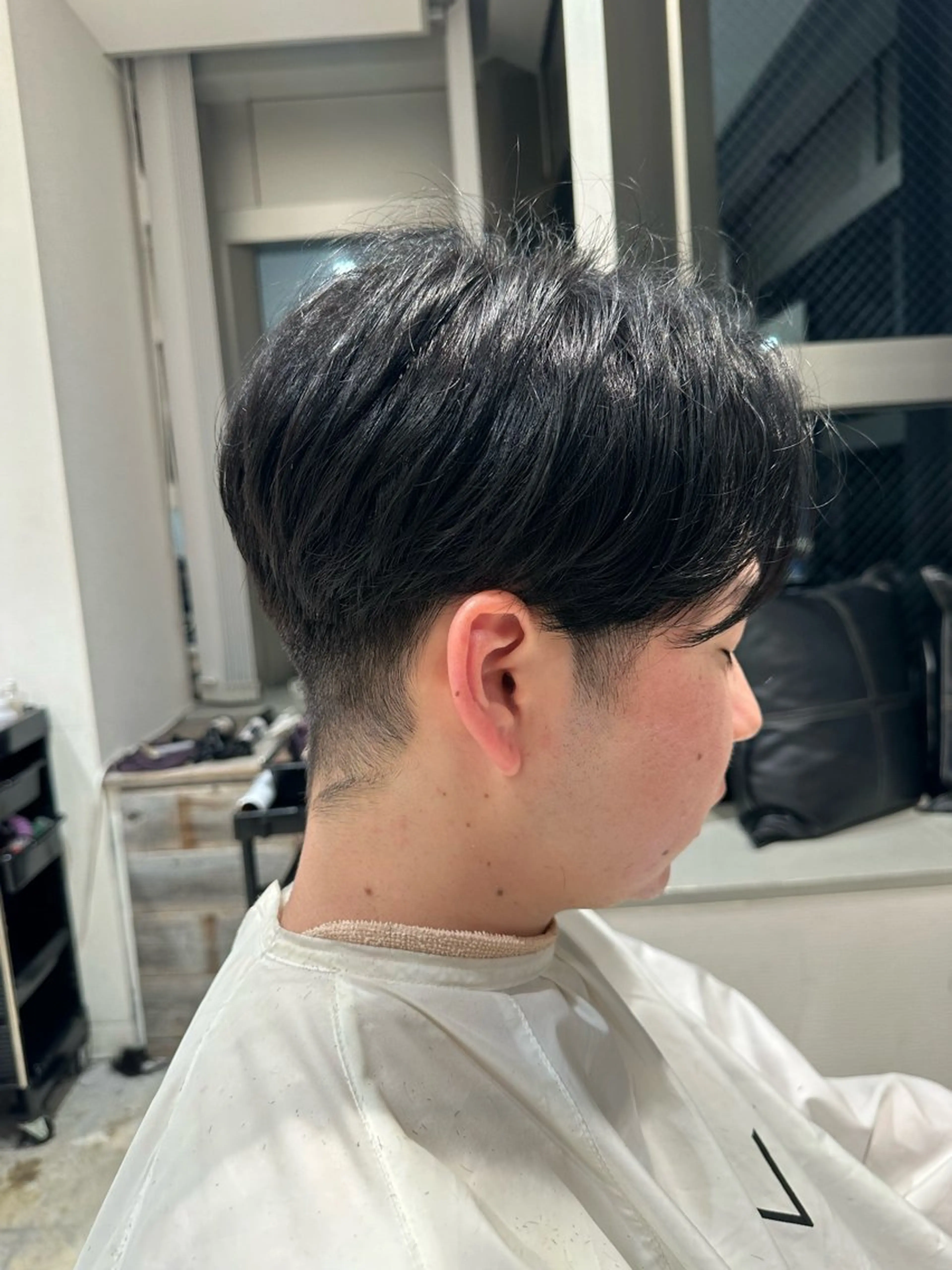 メンズ メンズ韓国風 メンズパーマ さかもと りくのヘアスタイル