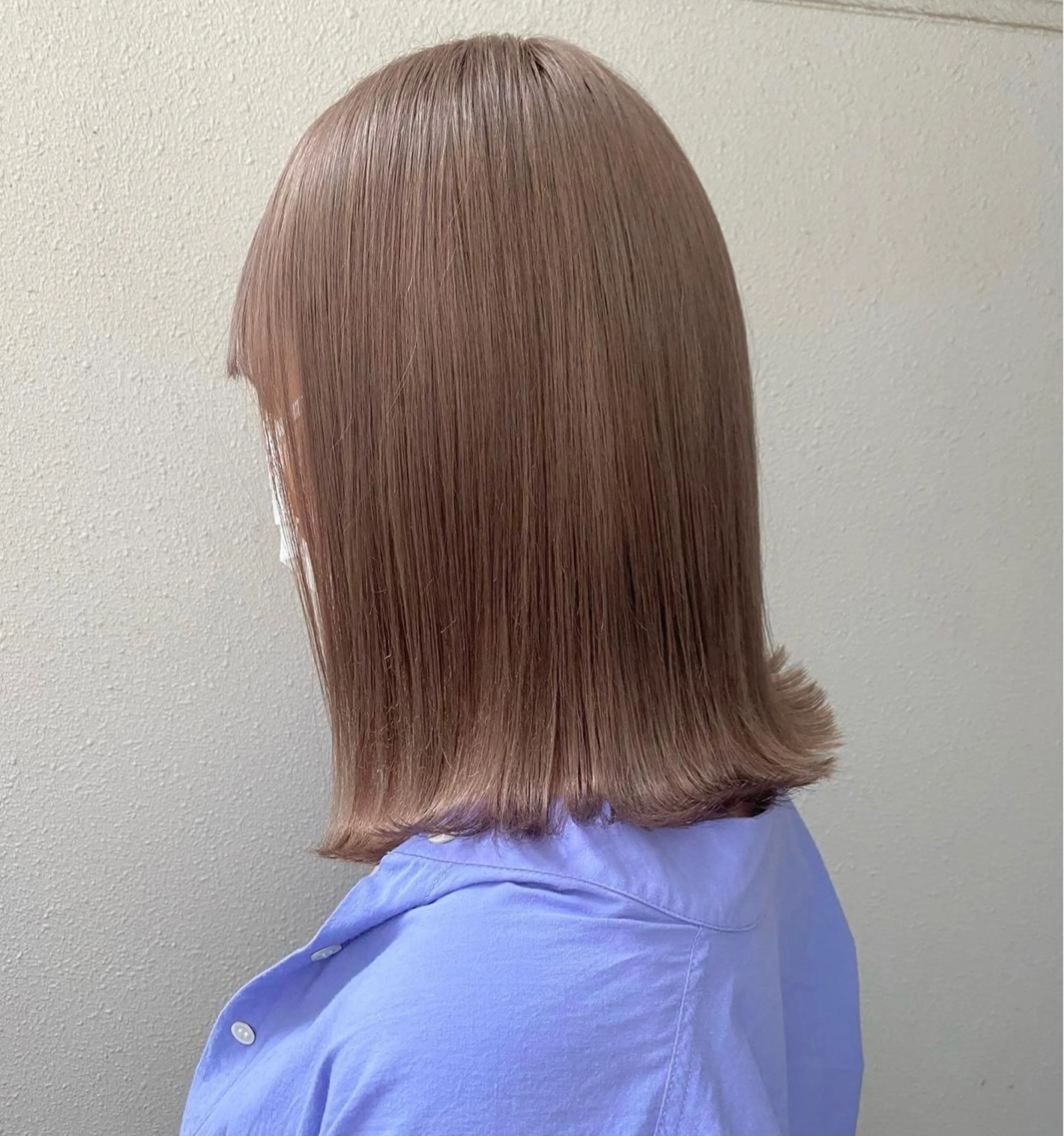 セミロング カラー ベージュカラー 遠藤沙也加 /レイヤーカットのヘアスタイル