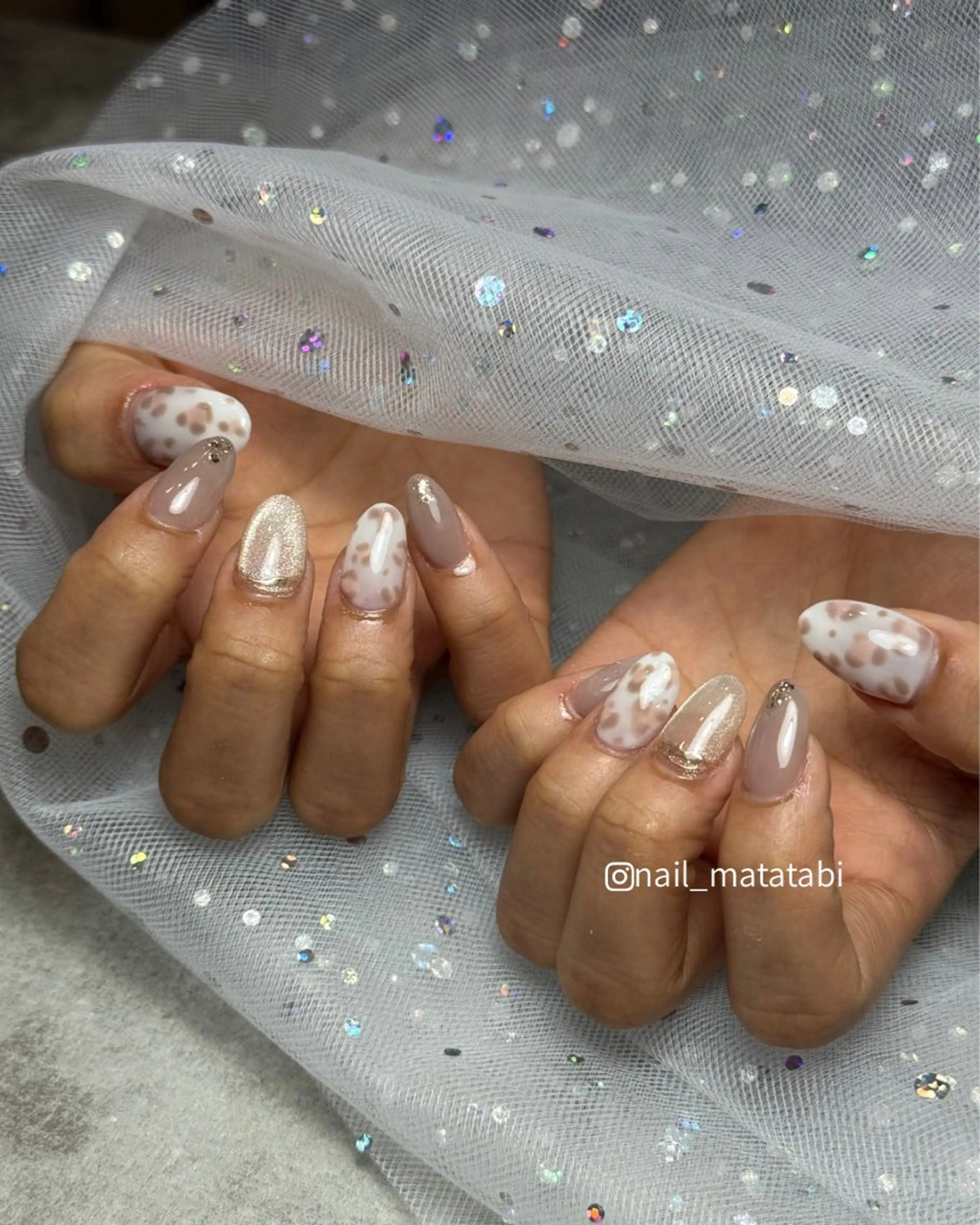 ネイル アニマル柄 ハンドネイル MATATABI. kumiのネイルデザイン