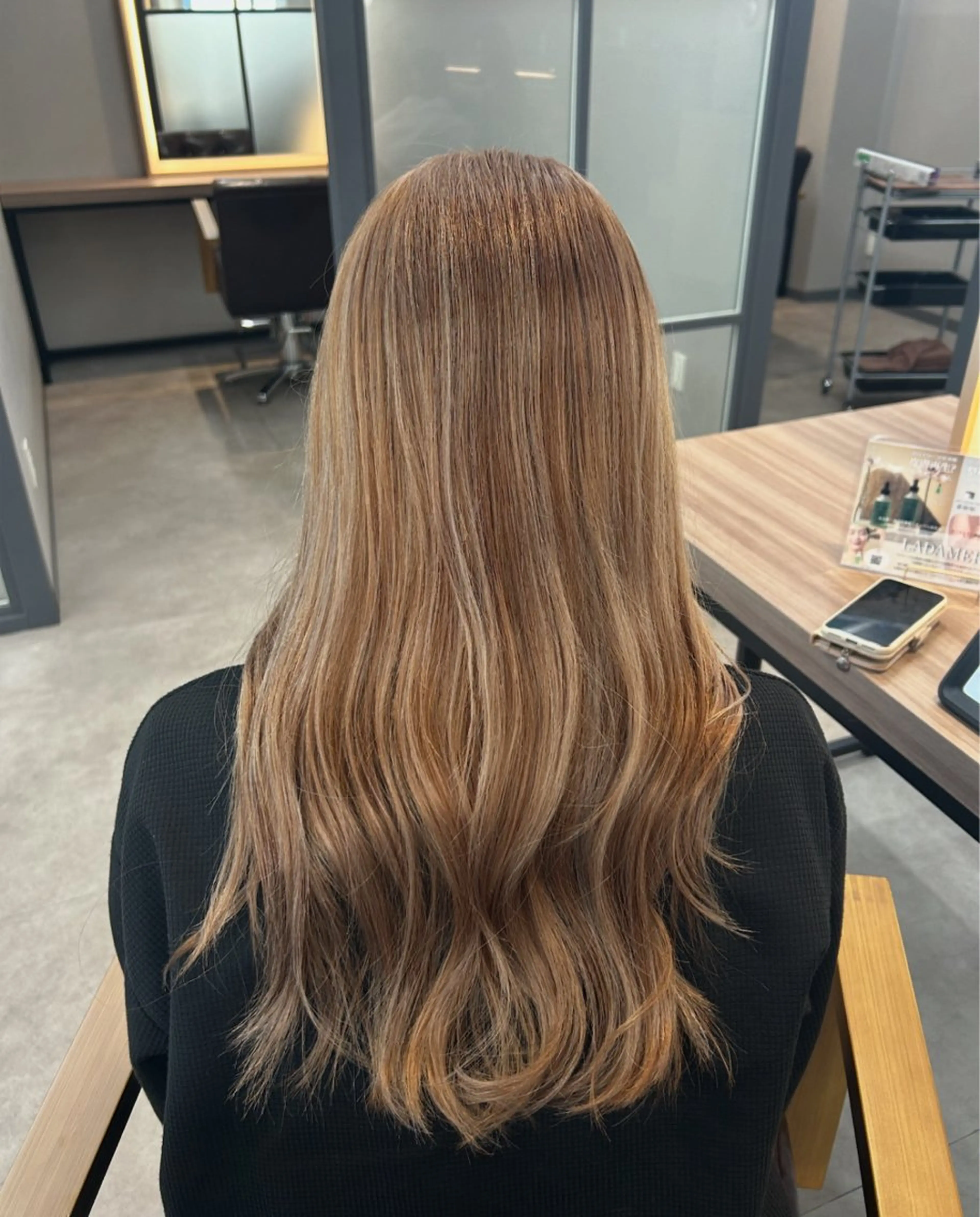 ロング カラー ヘアカラー ハイトーン透明感/レ イヤー/ririkaのヘアスタイル