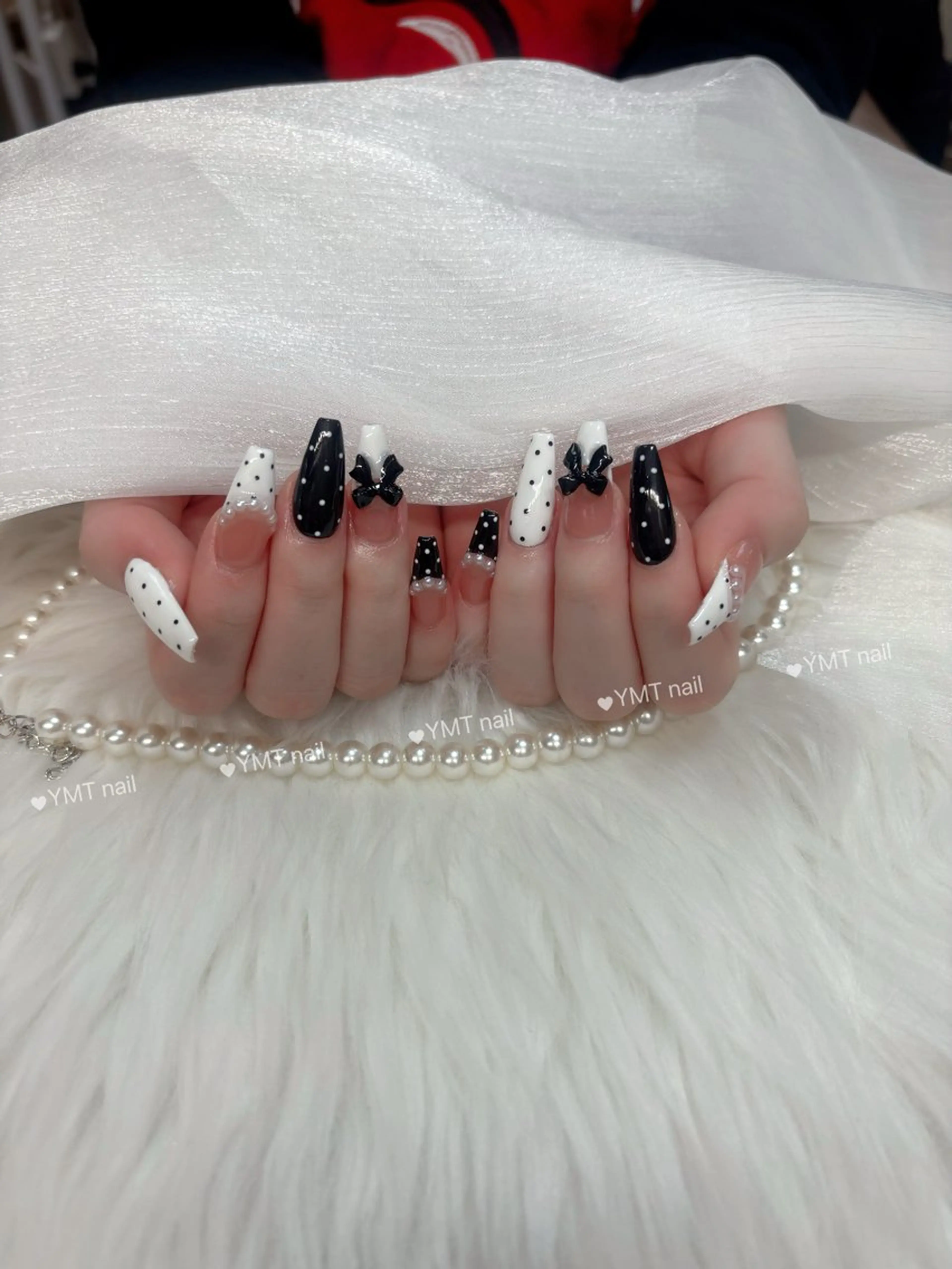 ネイル 長さ出し フットネイル ジェルネイル 韓国ネイル マグネットネイル ハンドネイル YMT NailStudioのネイルデザイン