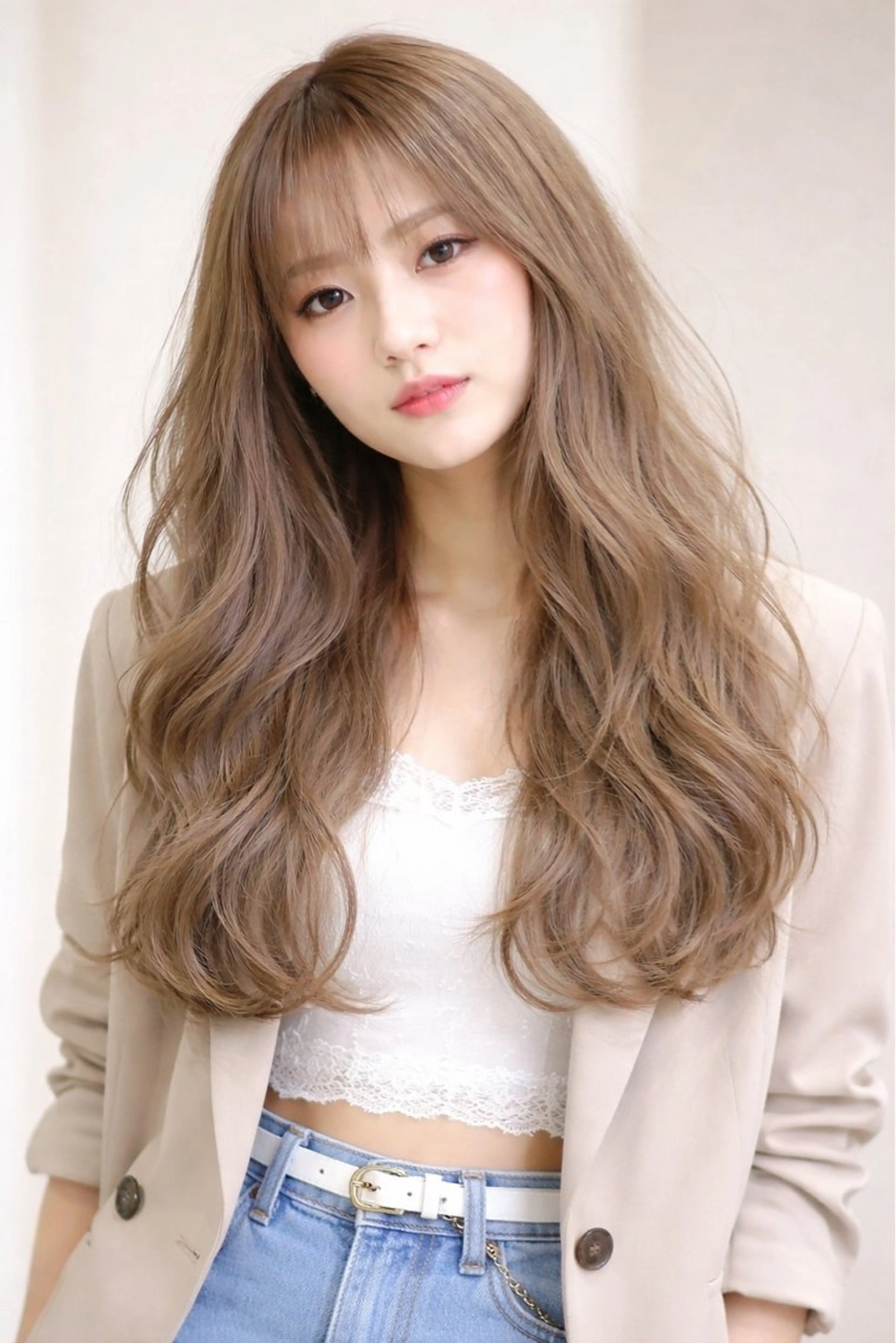 ロング カラー カット ヘアカラー トリートメント 金子 直樹のヘアスタイル