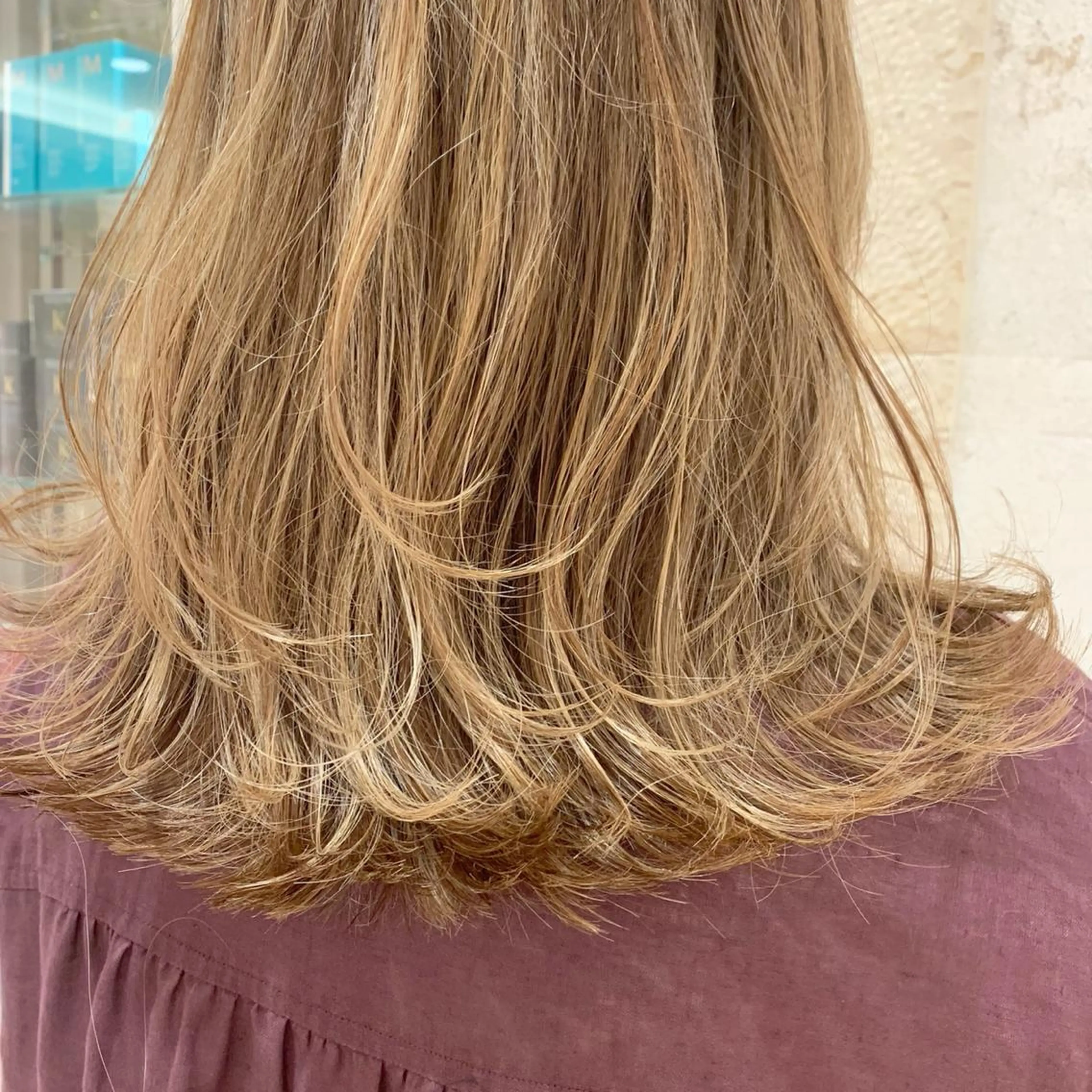 ミディアム カラー 💗hikaru💗 透明感カラーのヘアスタイル