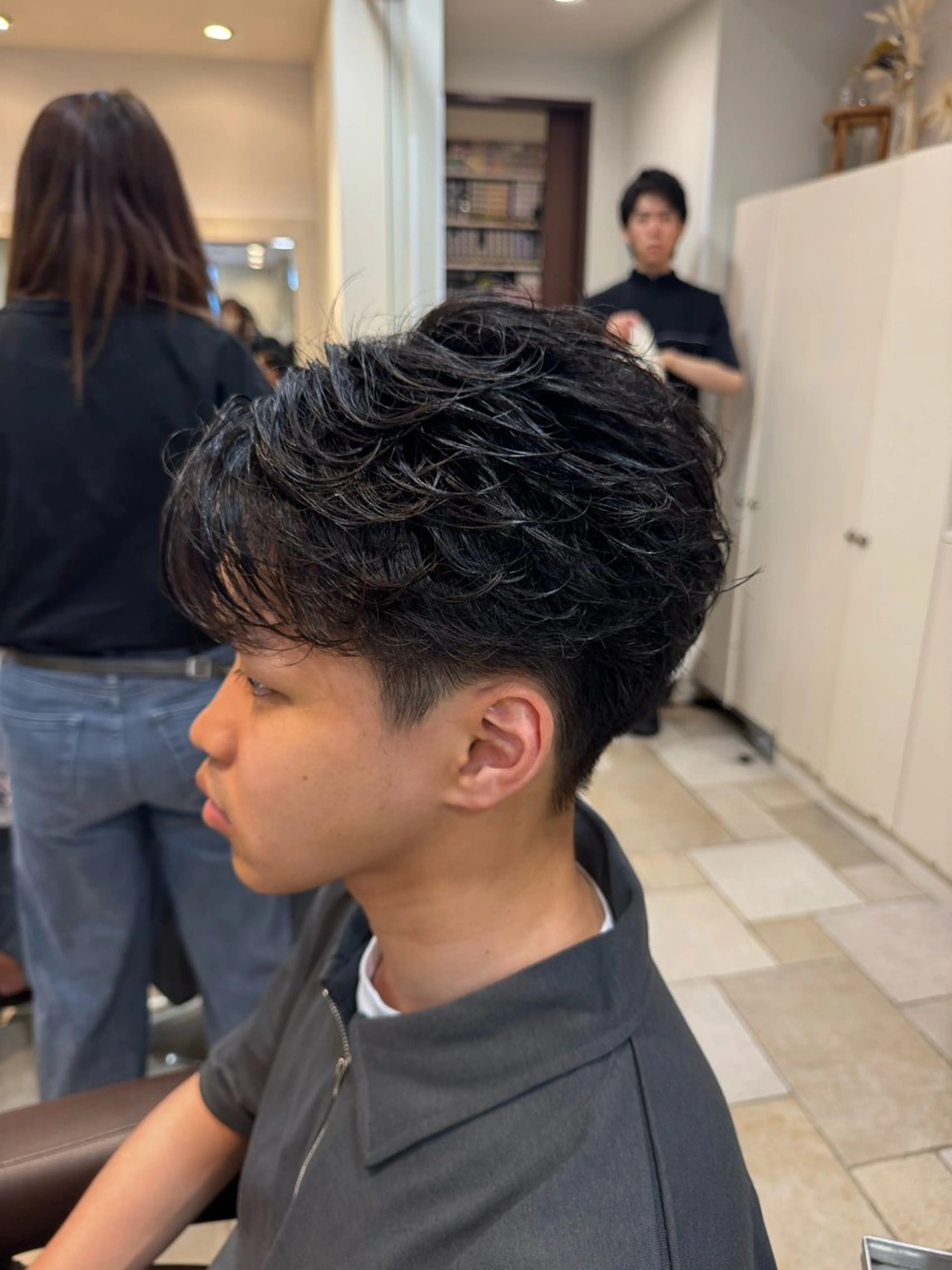 メンズ カット パーマ トリートメント パーマ／縮毛矯正/ 店長 ・村田伊吹のヘアスタイル