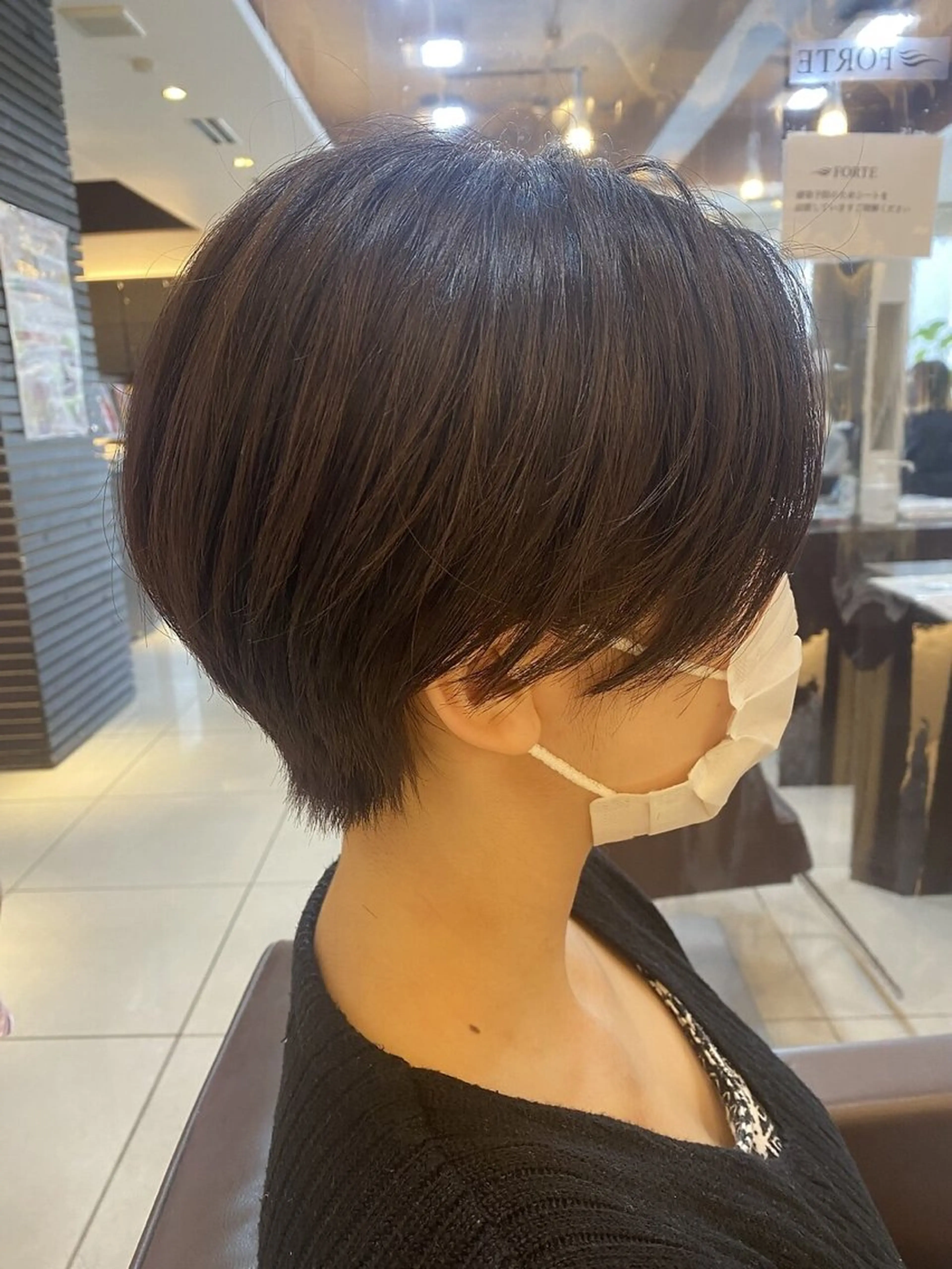 ショート 静岡/草薙パーマ メンズバレイヤージュのヘアスタイル