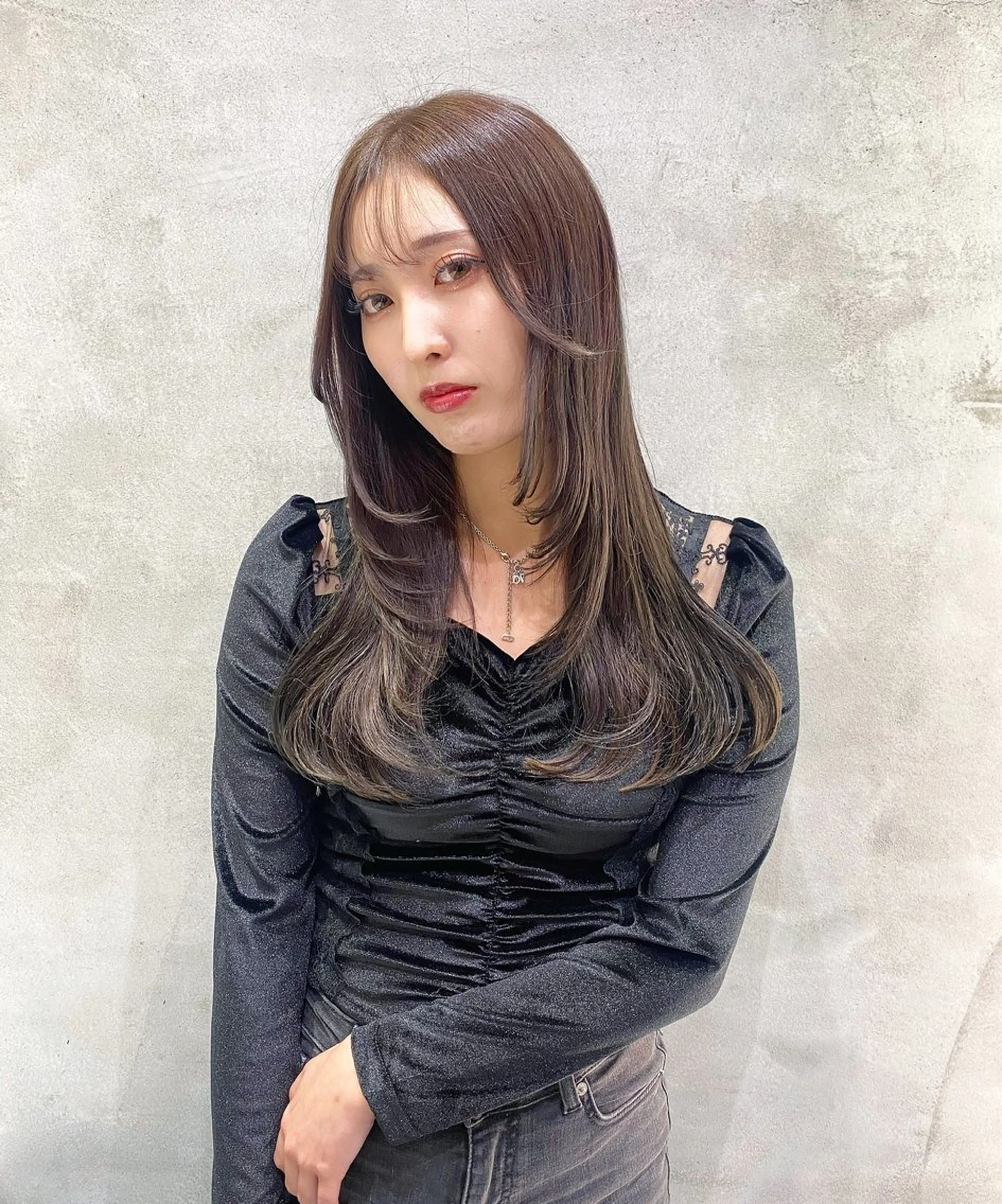 ロング カラー トリートメント SHICENEケイ レイヤーカット🦋のヘアスタイル