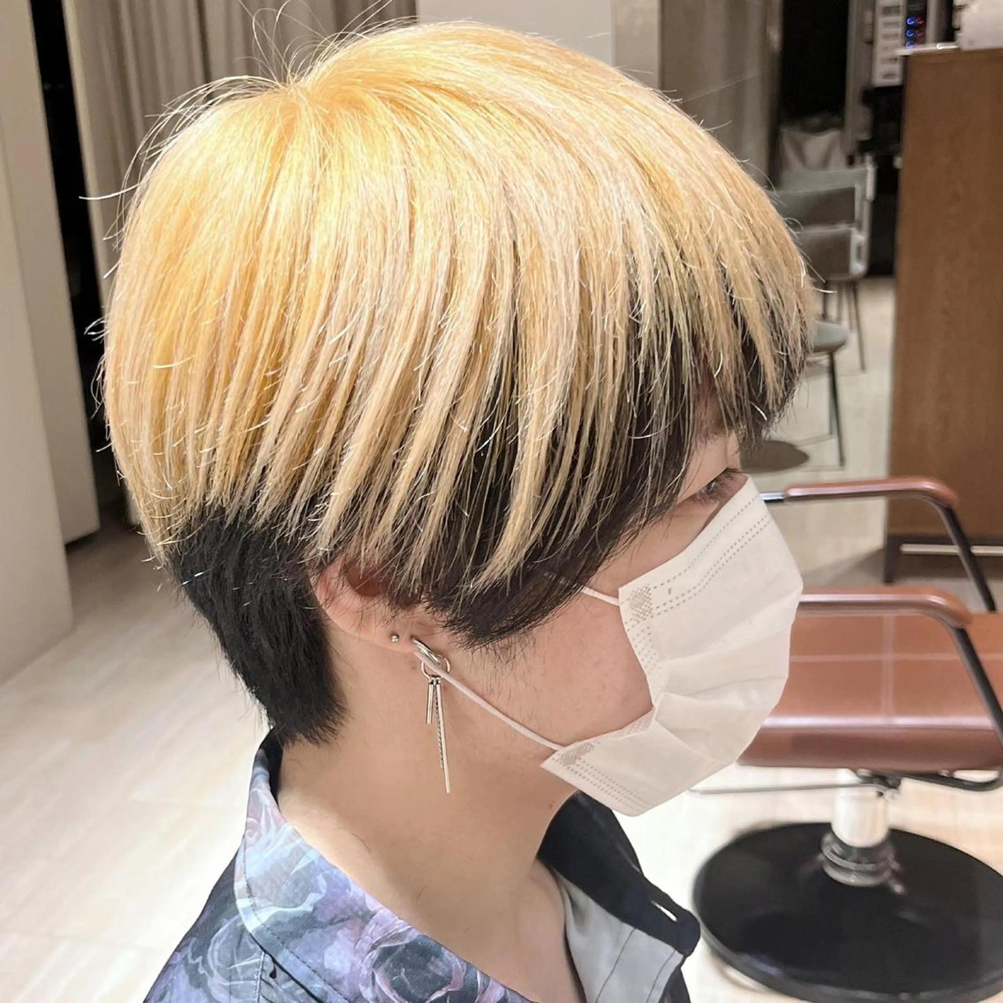 カラー メンズ 赤羽今日子/レイヤー /盛れる顔まわりのヘアスタイル