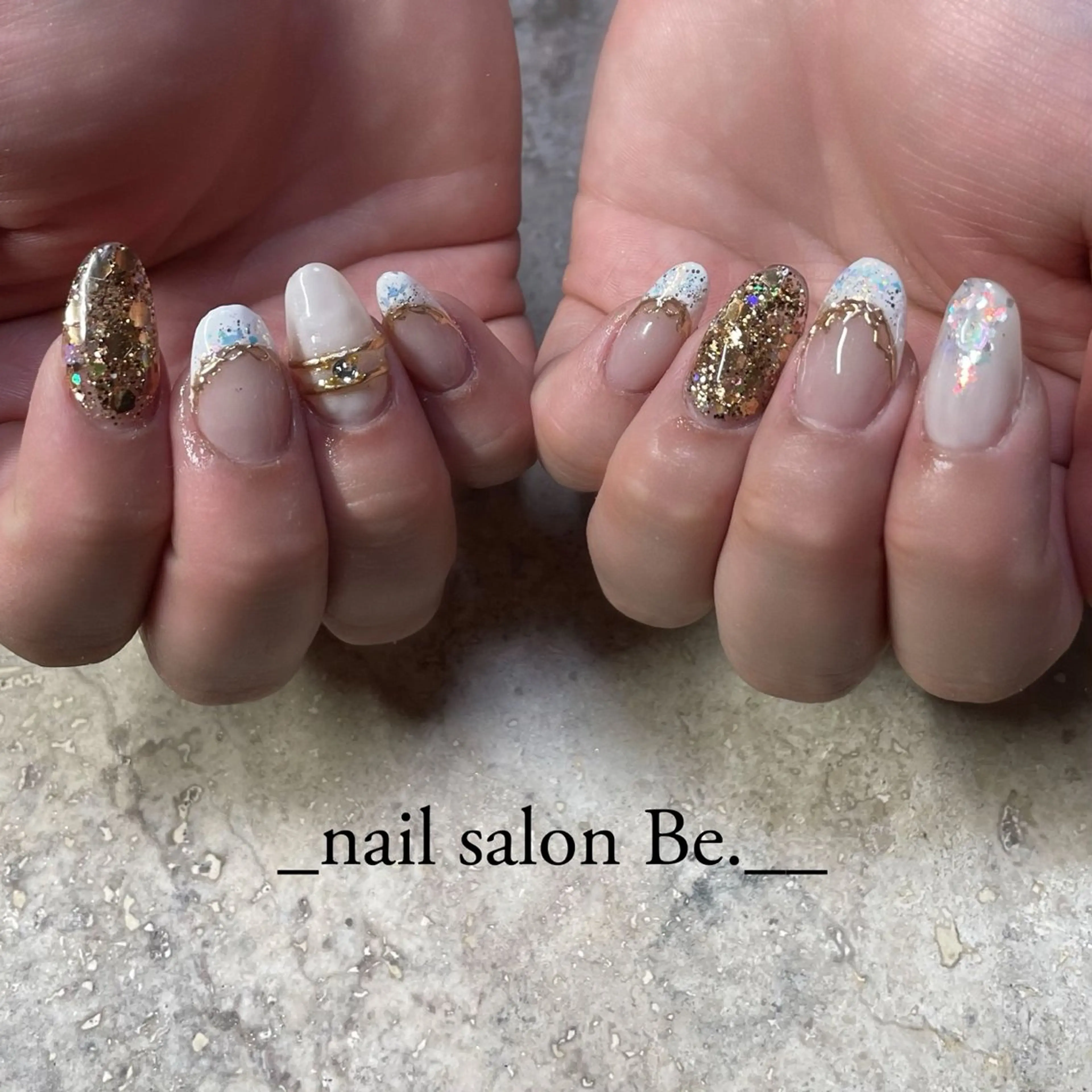 ネイル スカルプネイル nail salon Be.のネイルデザイン