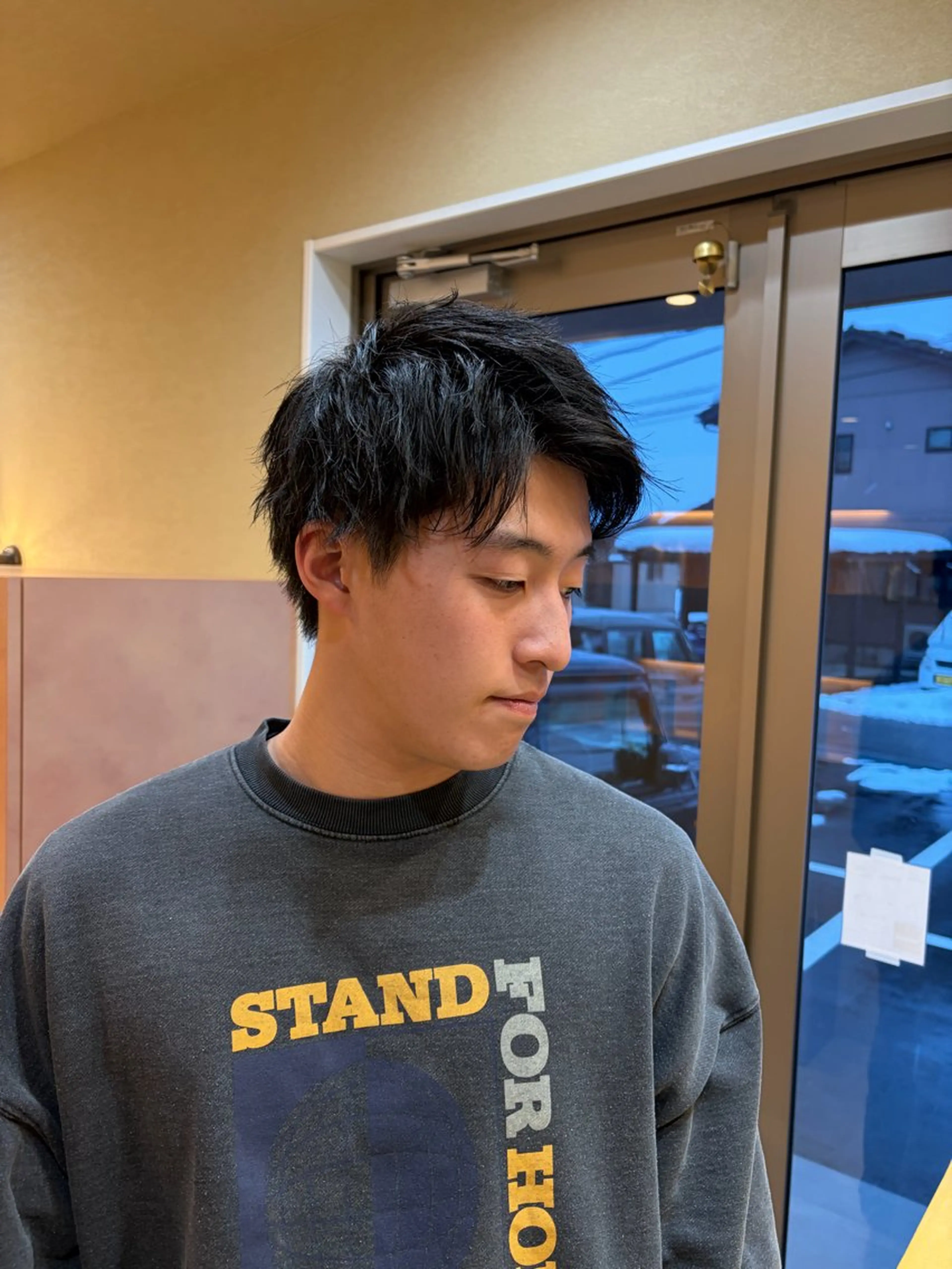 メンズ メンズパーマ 刈り上げ カット 北村 隼規のヘアスタイル