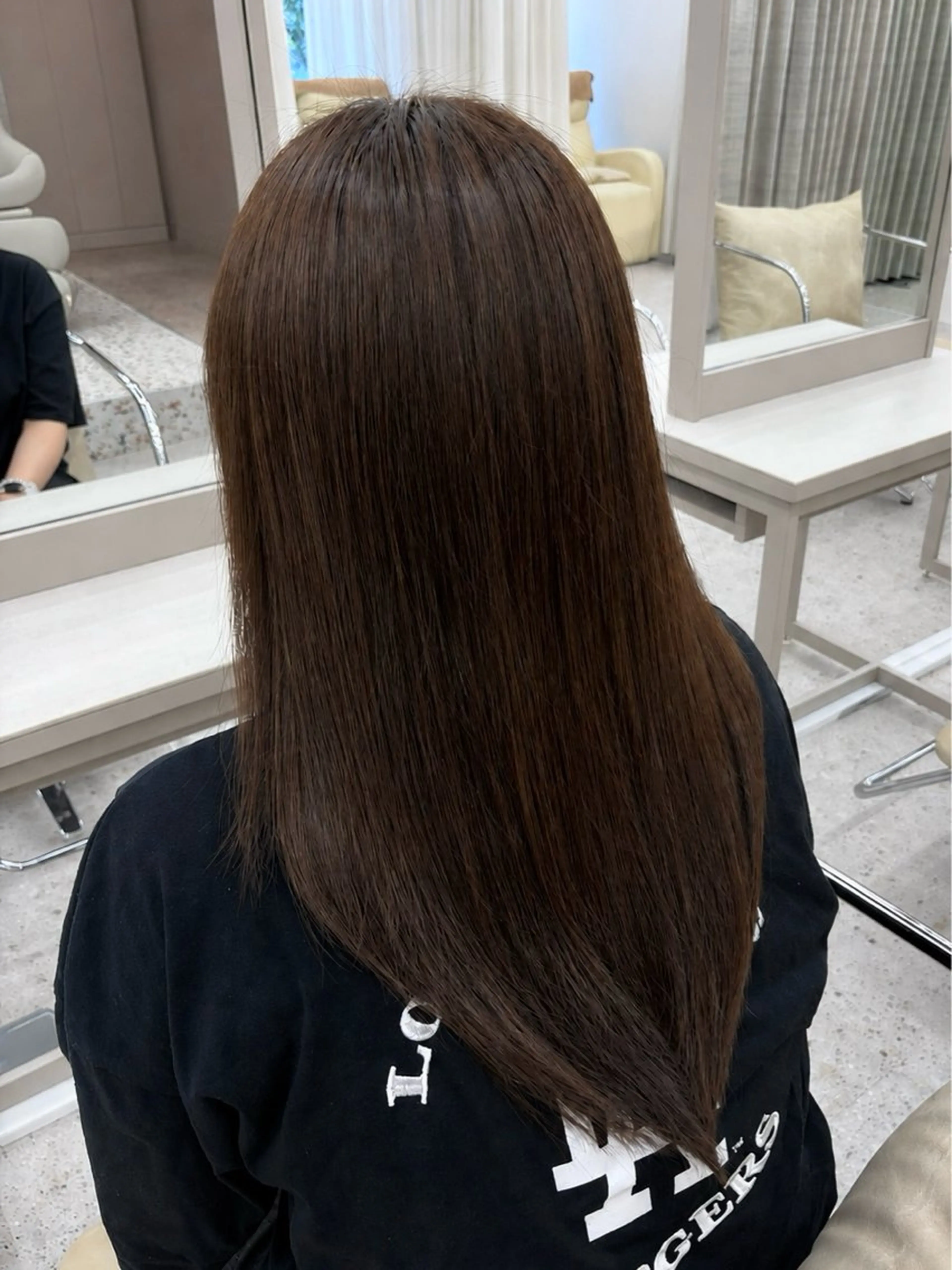 セミロング カラー ベージュカラー ブリーチ 透明感カラー オリーブベージュ 韓国風ヘア ヘアカラー haru/COCO /大宮/カラーのヘアスタイル
