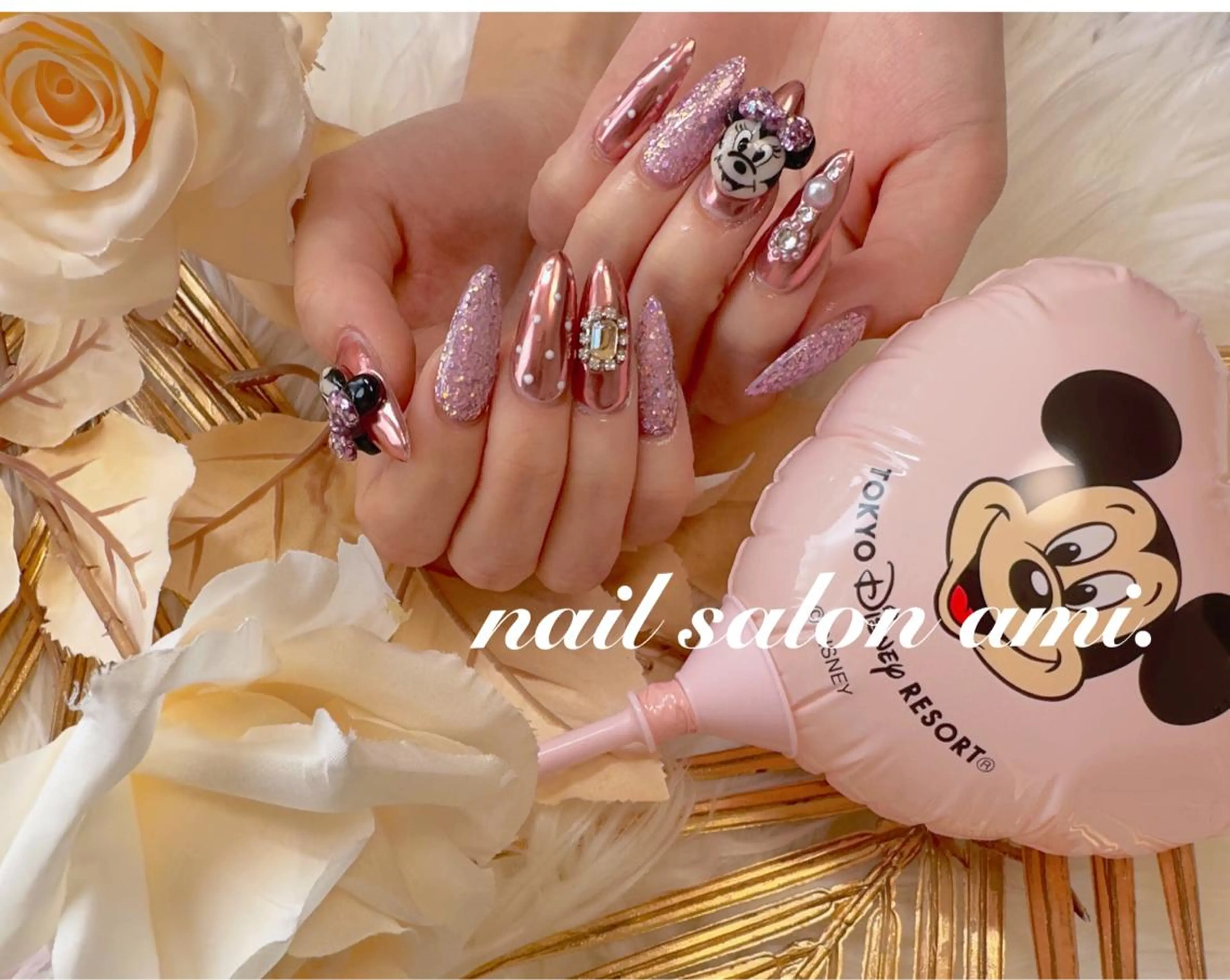 ミディアム ネイル nail salon amiのネイルデザイン