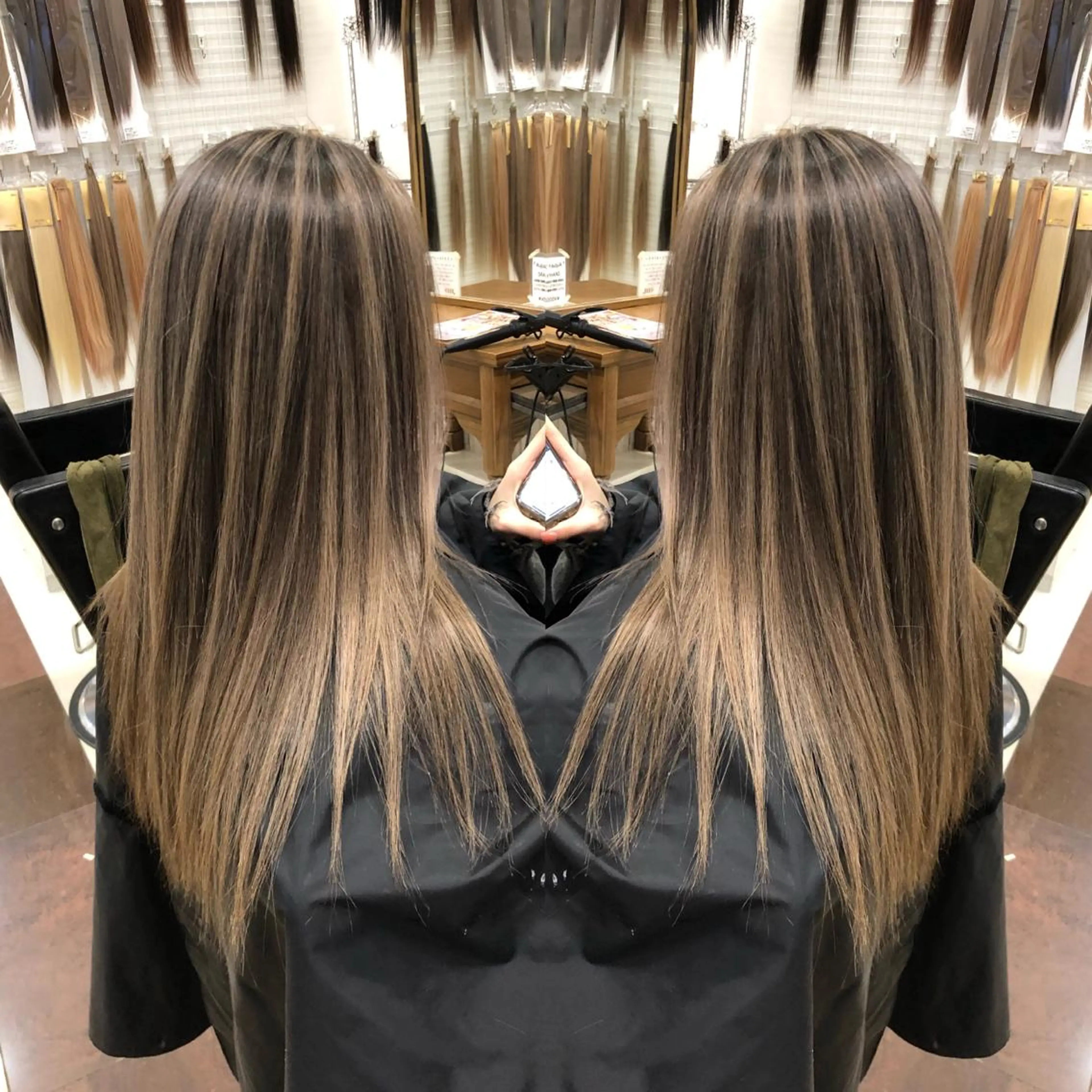 バレイヤージュカラー&Aujuaトリートメントの写真