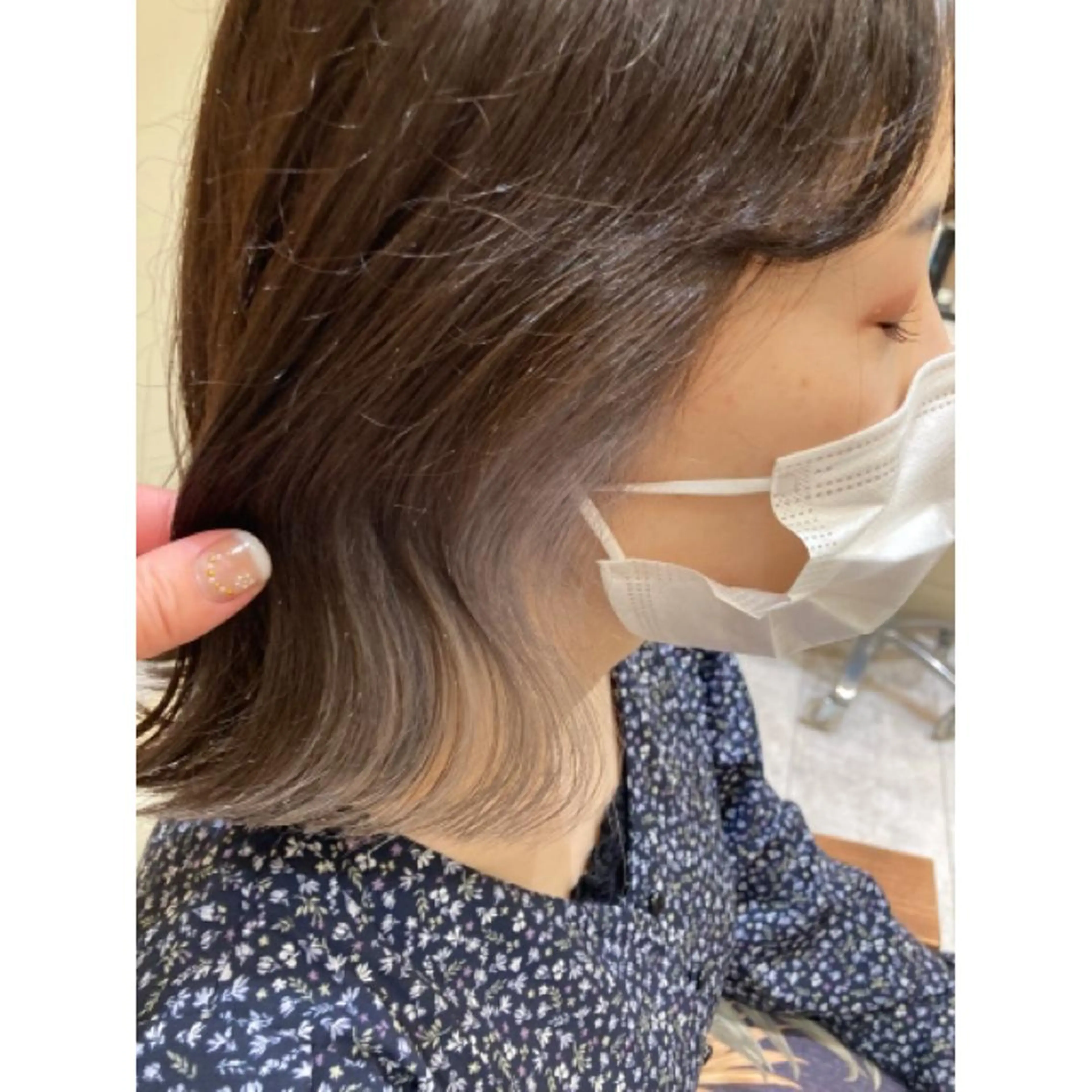 ショート カラー インナーカラー Yamamoto 半個室美容室zinaのヘアスタイル