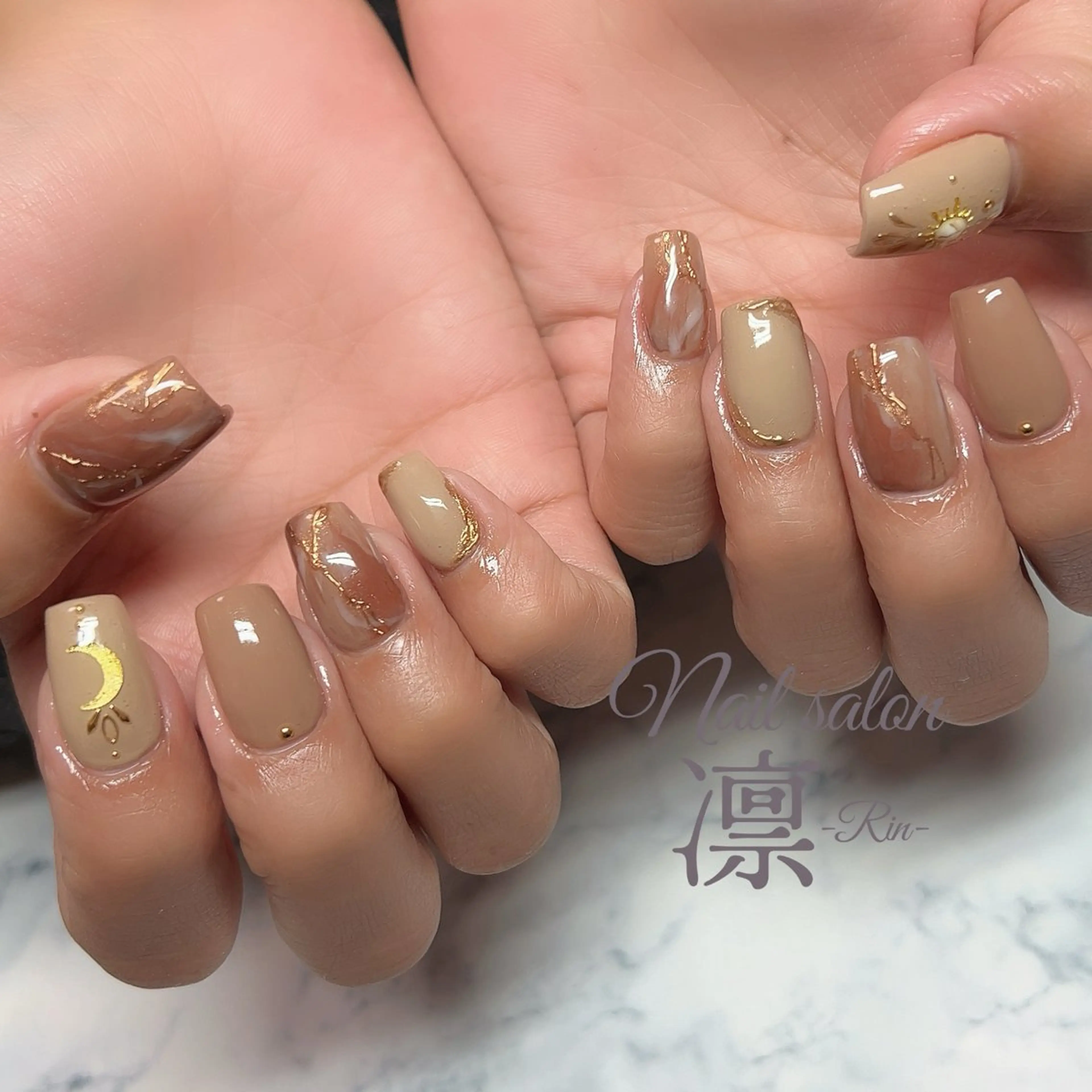 ネイル スカルプネイル private salon凛のネイルデザイン