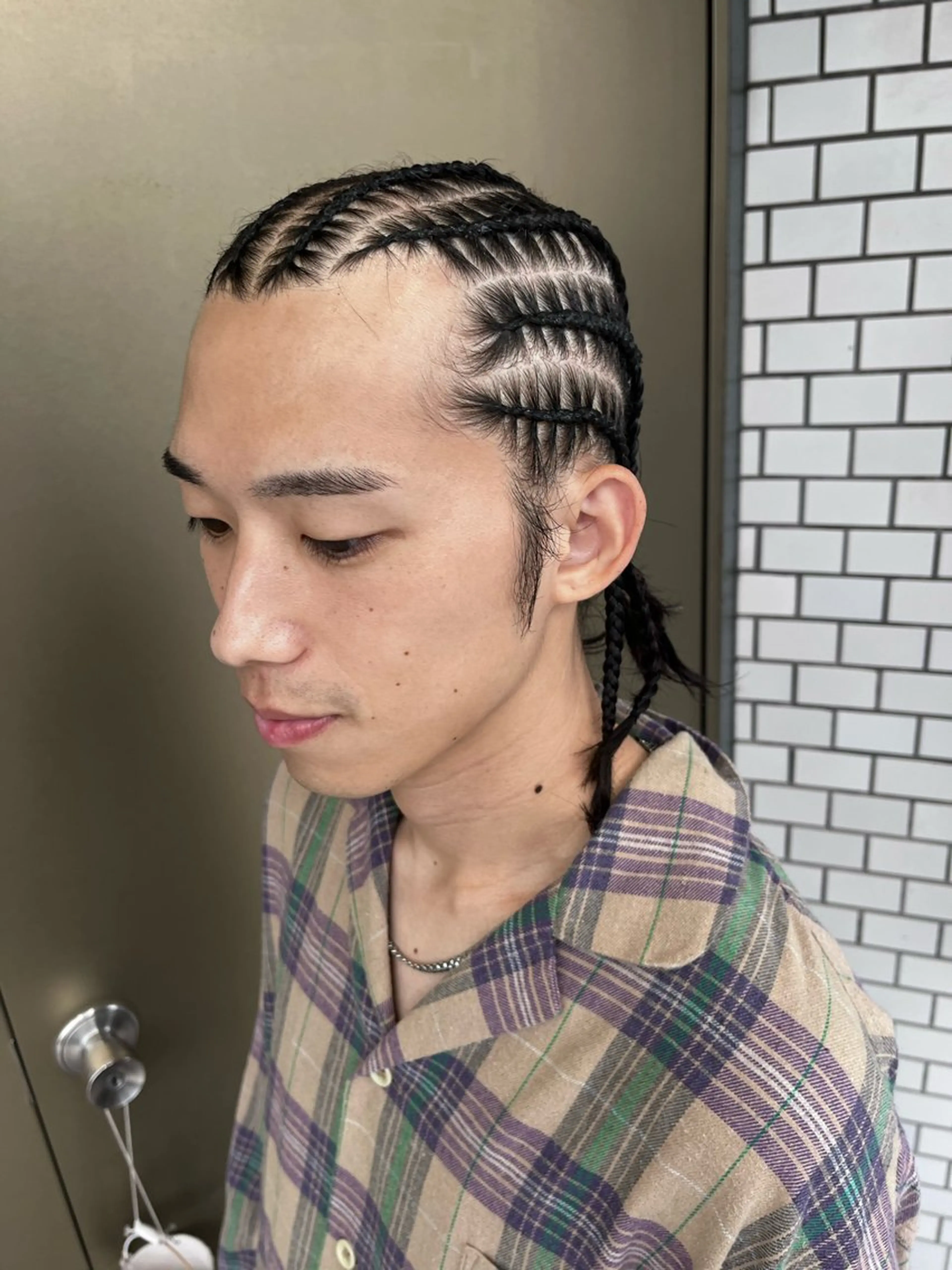 ミディアム ヘアアレンジ メンズ ヘアセット 小島 凜のヘアスタイル