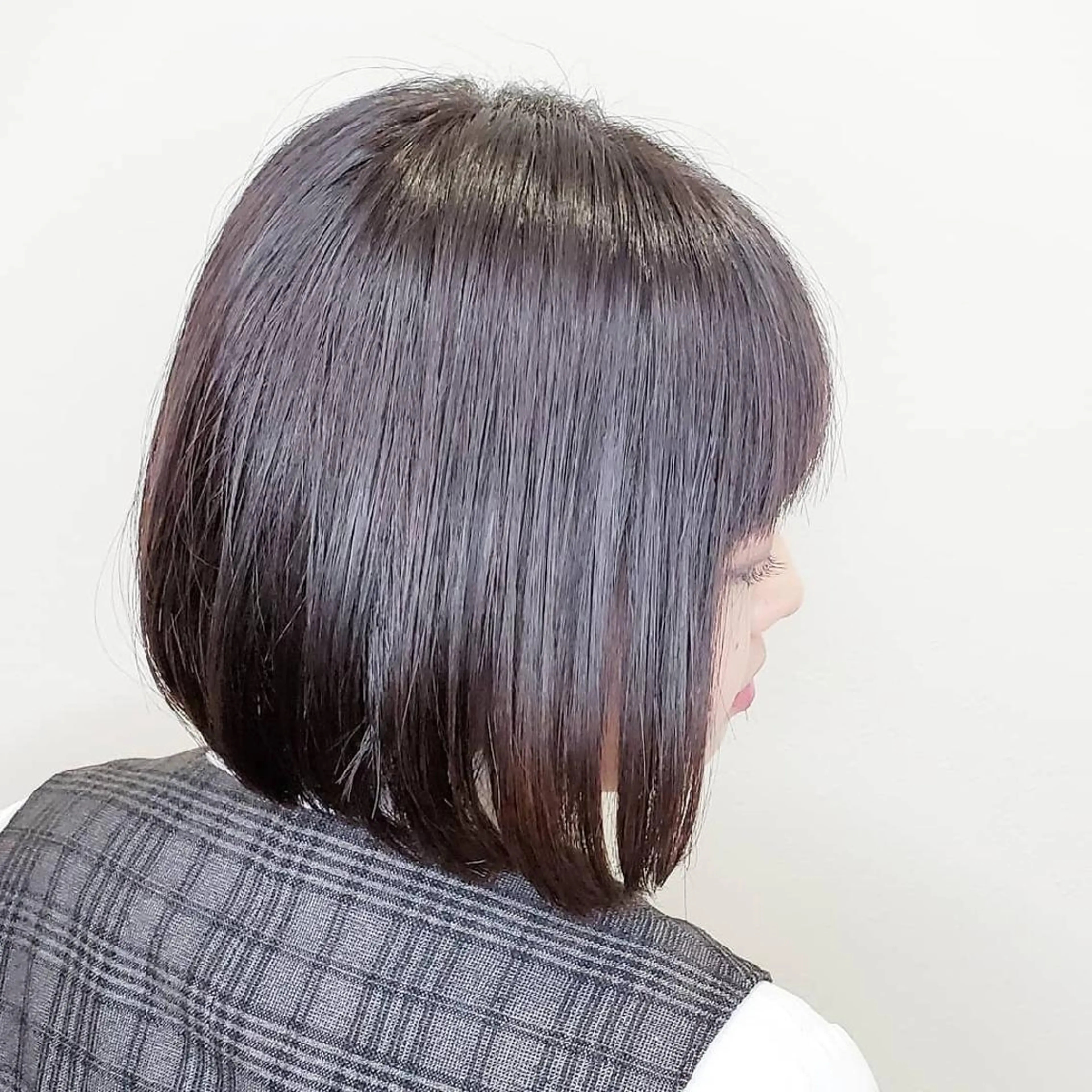 ミディアム カラー ヘアアレンジ ボブ 髪質改善 井上 栄治のヘアスタイル