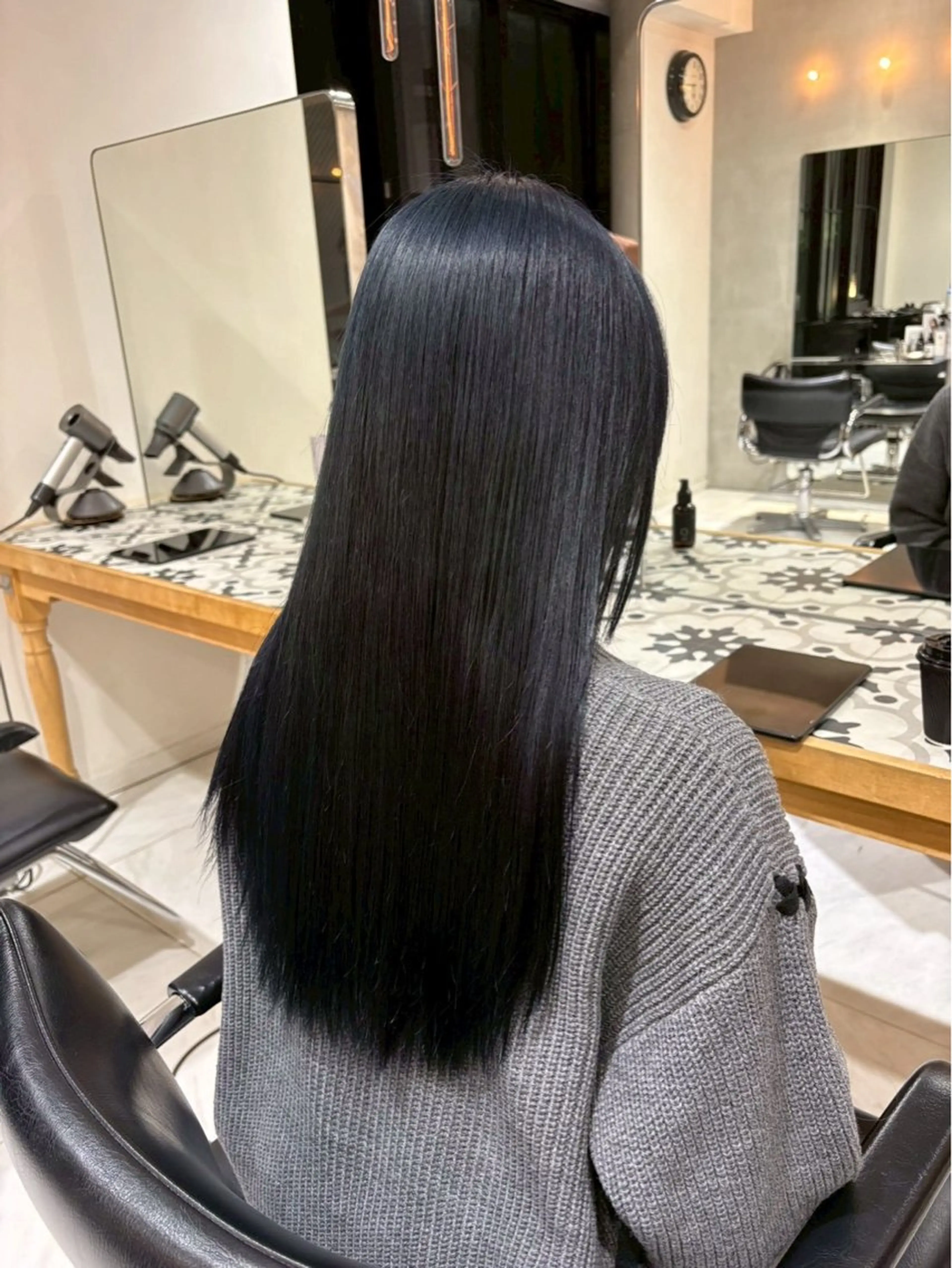 カラー ヘアカラー トリートメント ubu🥷🏻/ ワンカラーモデル募集のヘアスタイル