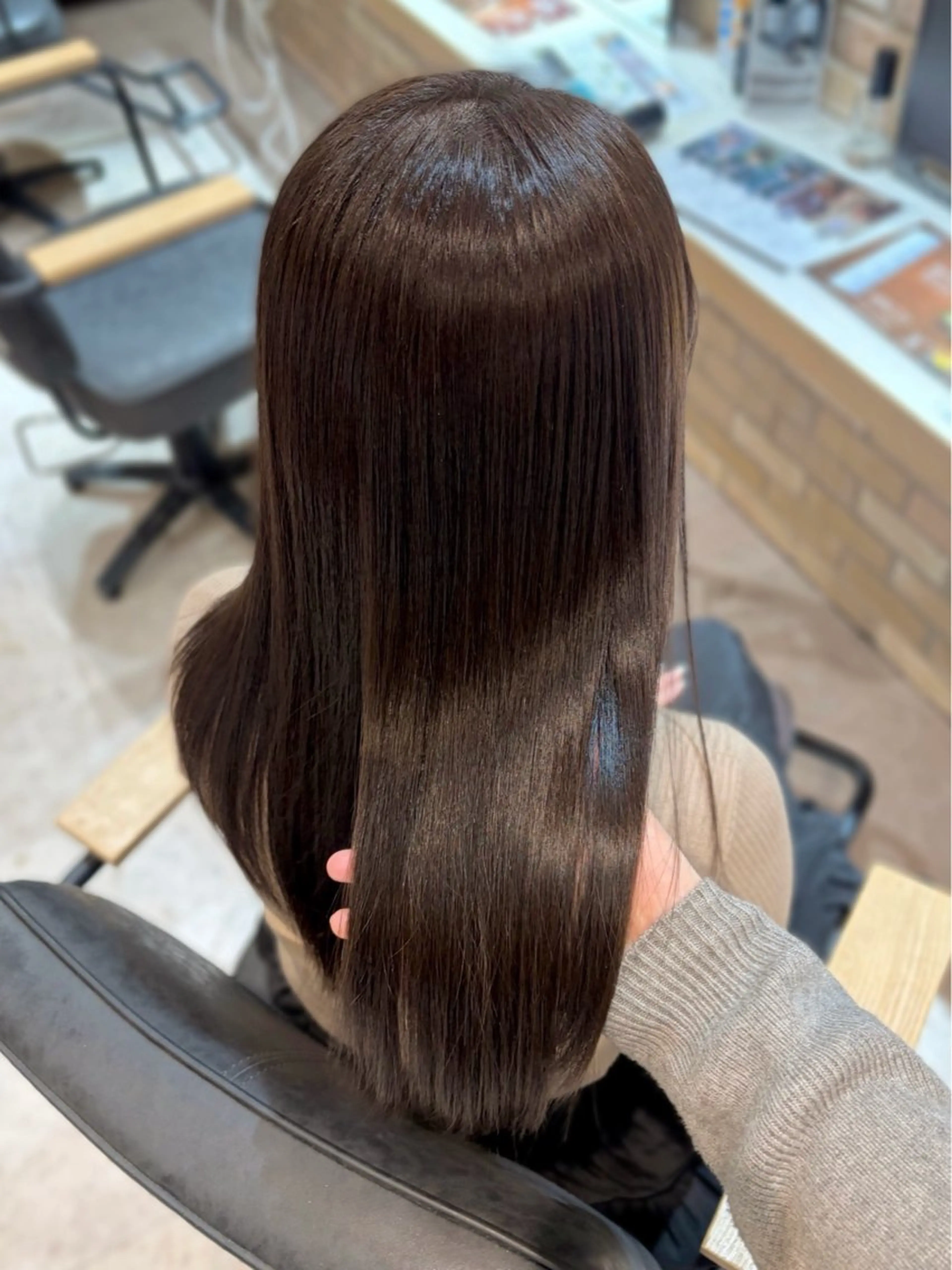 ロング カラー カット ヘアカラー レイヤー/nail COCOROのヘアスタイル