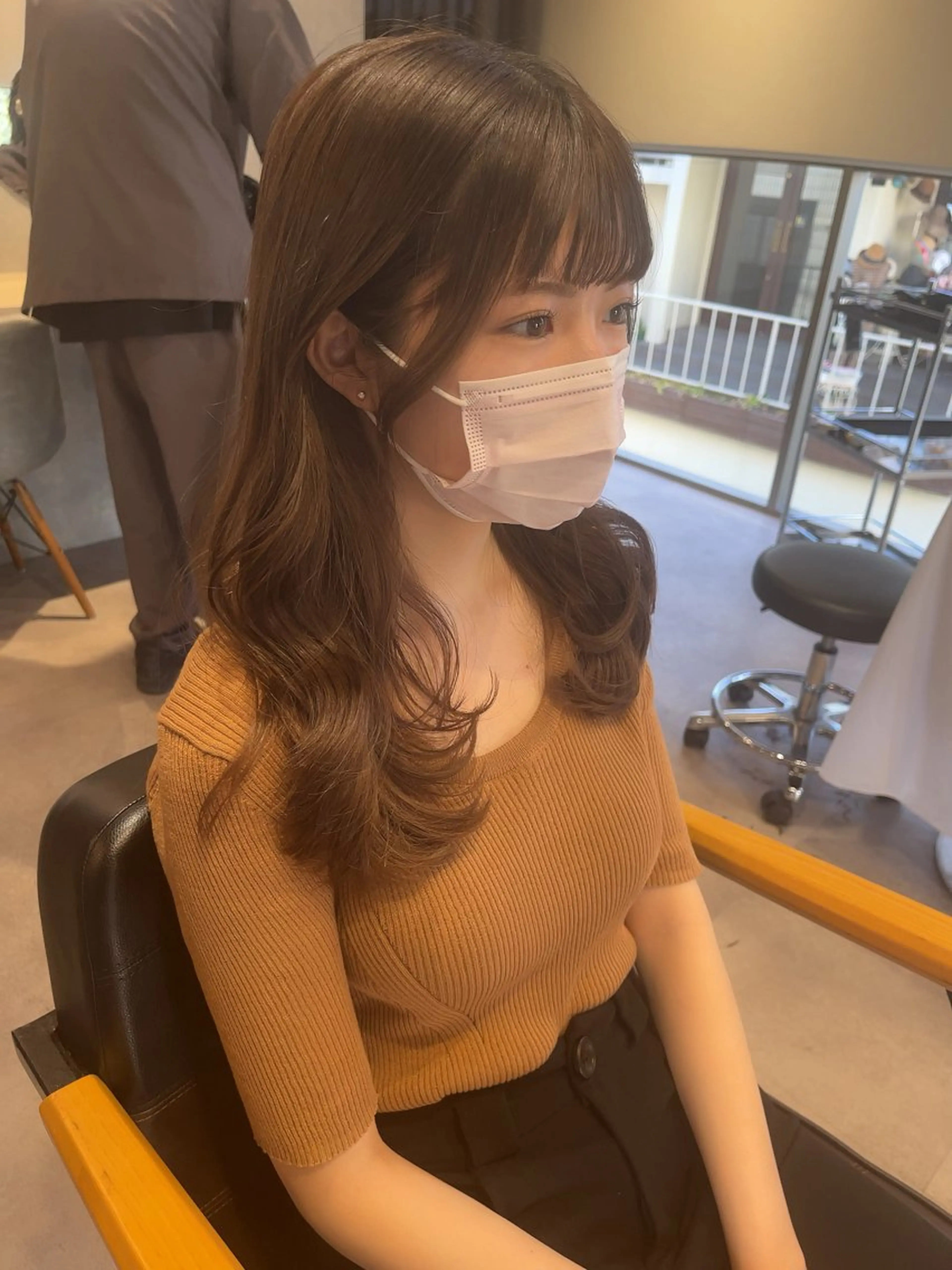 セミロング カラー パーマ ヘアアレンジ 佐藤優太朗 似合わせ/髪質改善のヘアスタイル