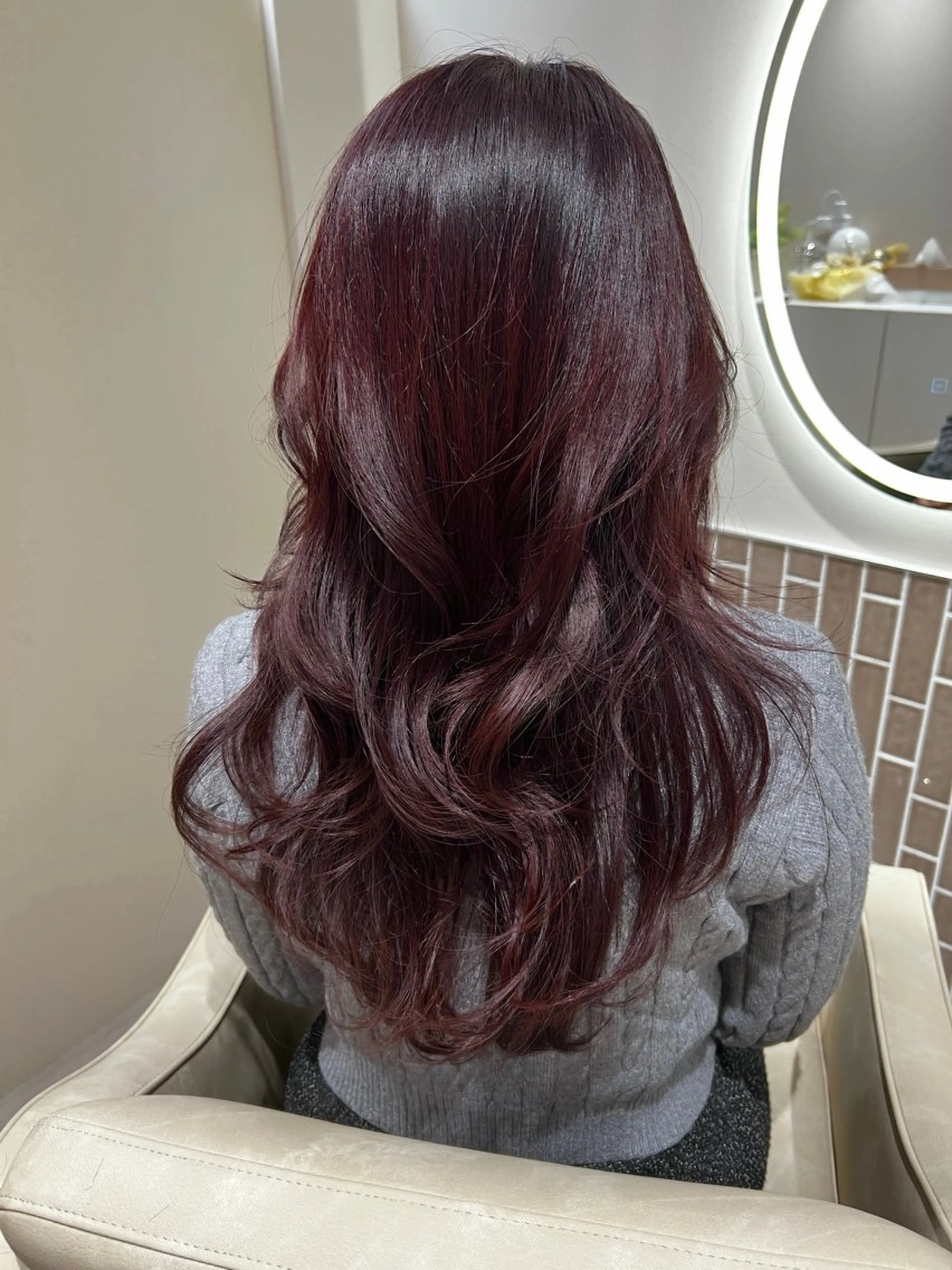 ロング カラー ヘアカラー トリートメント lane HAIR 千聖🦅🖤のヘアスタイル