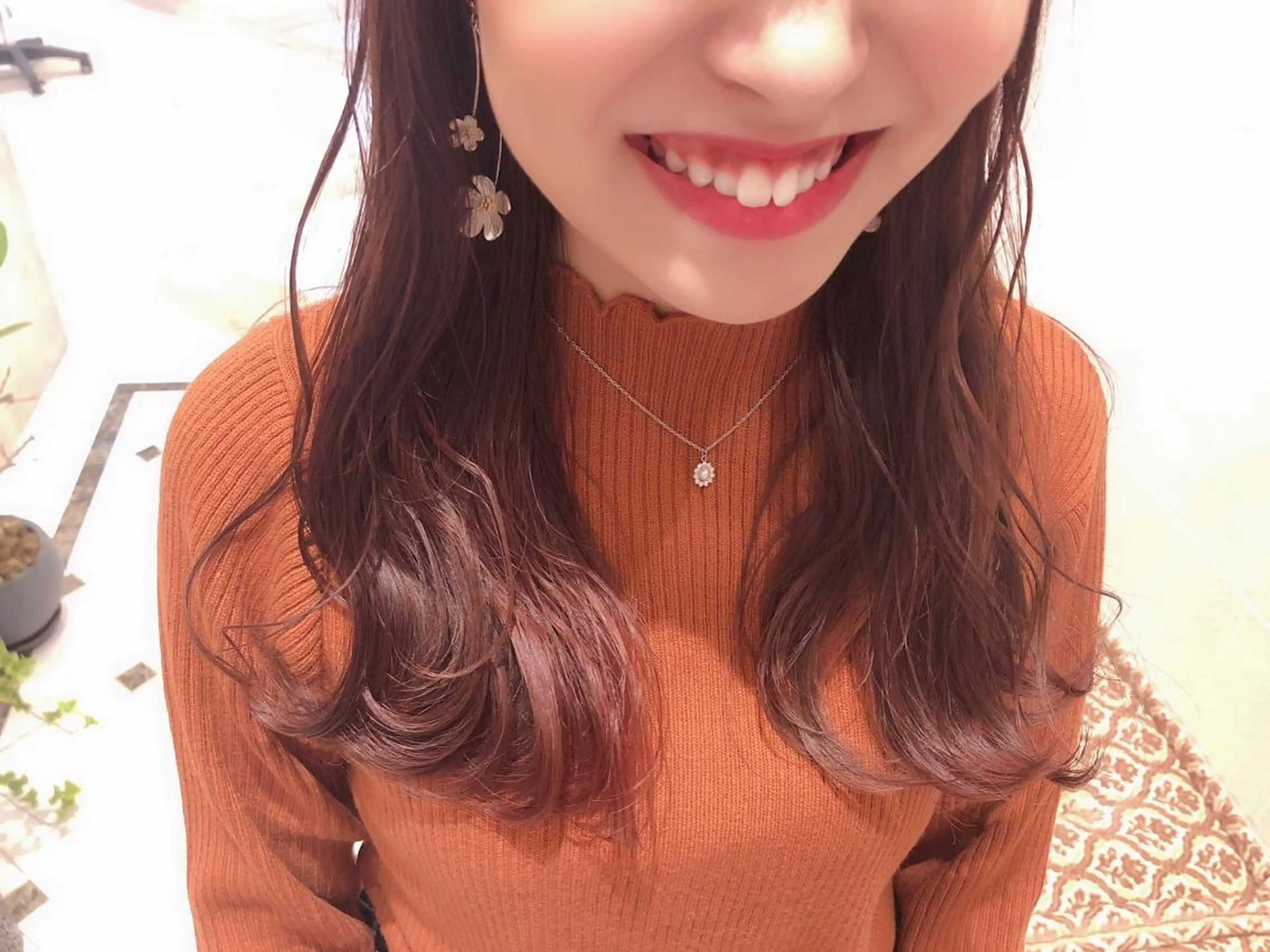 ミディアム カット ヘアカラー トリートメント 代表山口ひな 髪質改善のプロのヘアスタイル