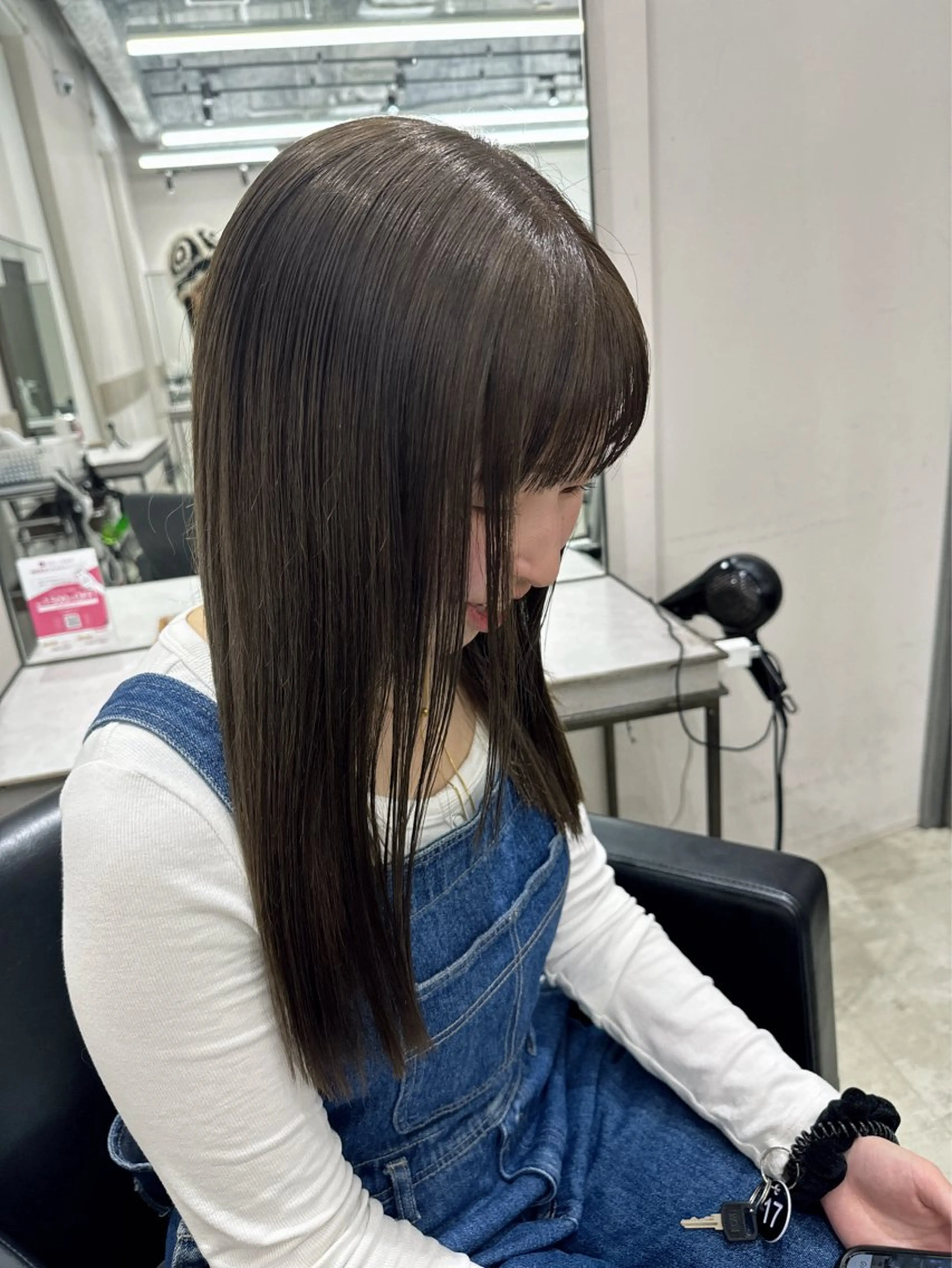 ロング カラー ベージュカラー ブリーチ カット ヘアカラー トリートメント 透明感カラー✨艶髪 制作🌱山根あゆみのヘアスタイル