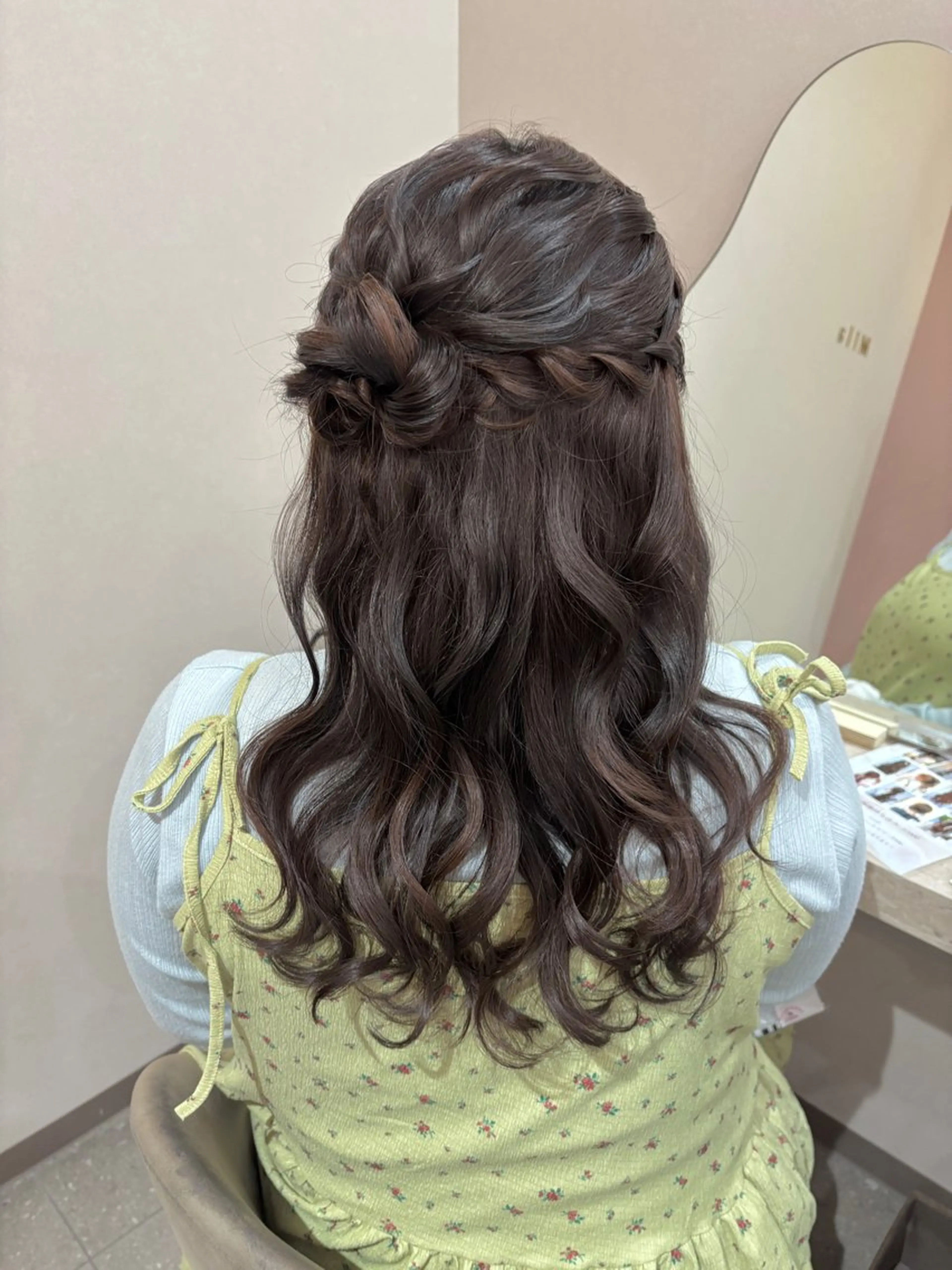 ヘアアレンジ ヘアセット Mila hinaのヘアスタイル