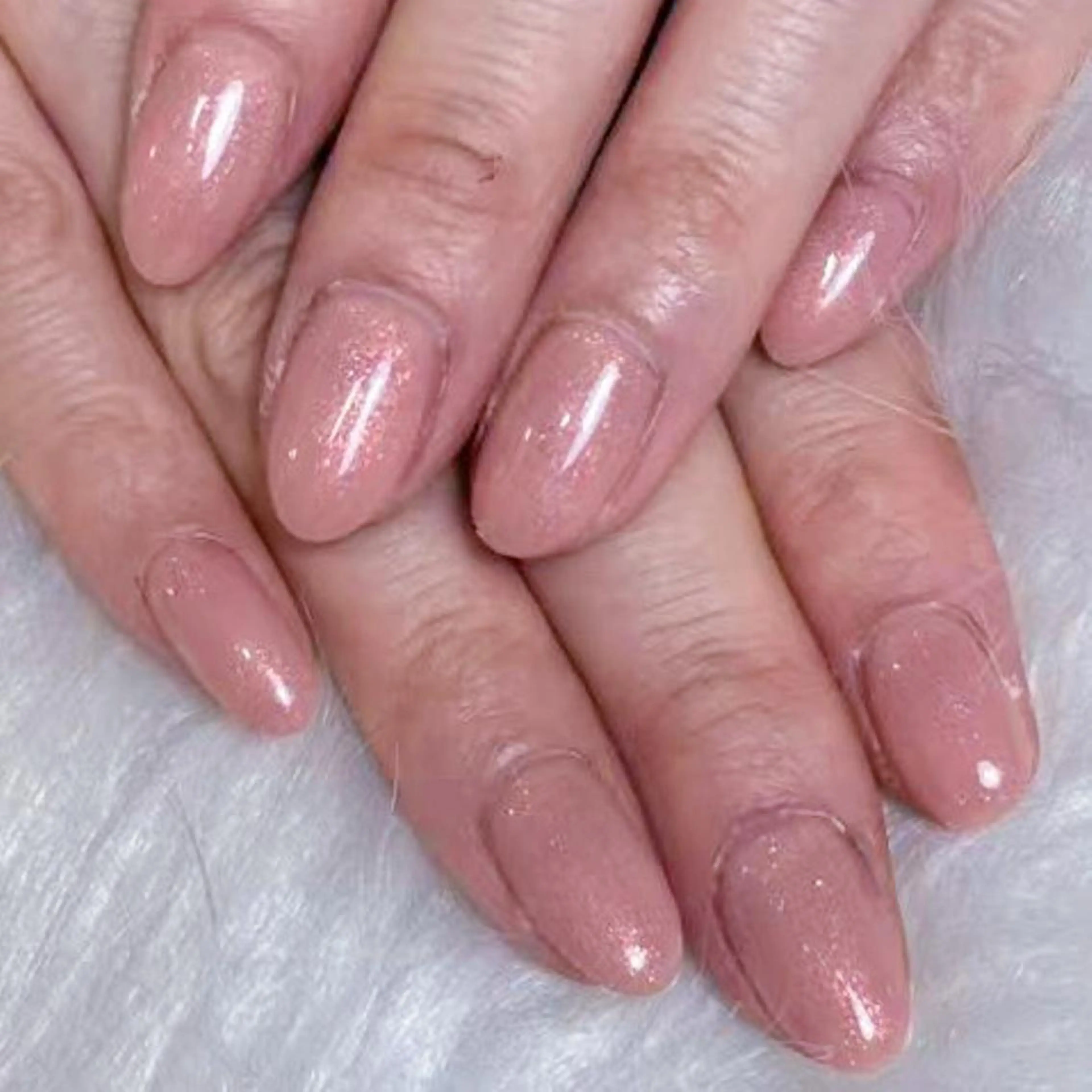 ネイル アートネイル オーロラネイル ガーリー キラキラネイル 韓国ネイル リナ 💅のネイルデザイン