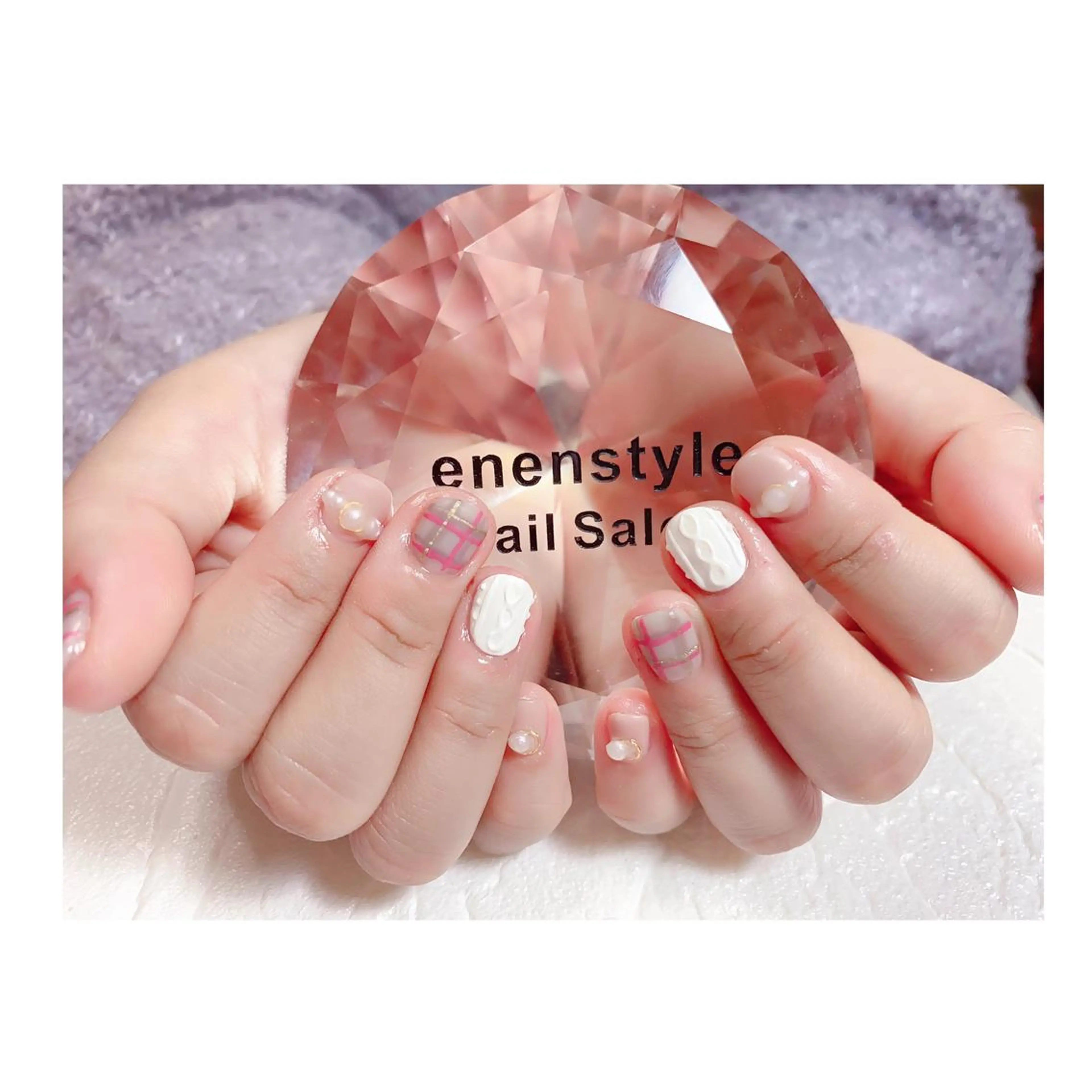 ショート ネイル ジェルネイル ニュアンスネイル オフィスネイル ワンカラーネイル パラジェル 👑enen style👑のネイルデザイン