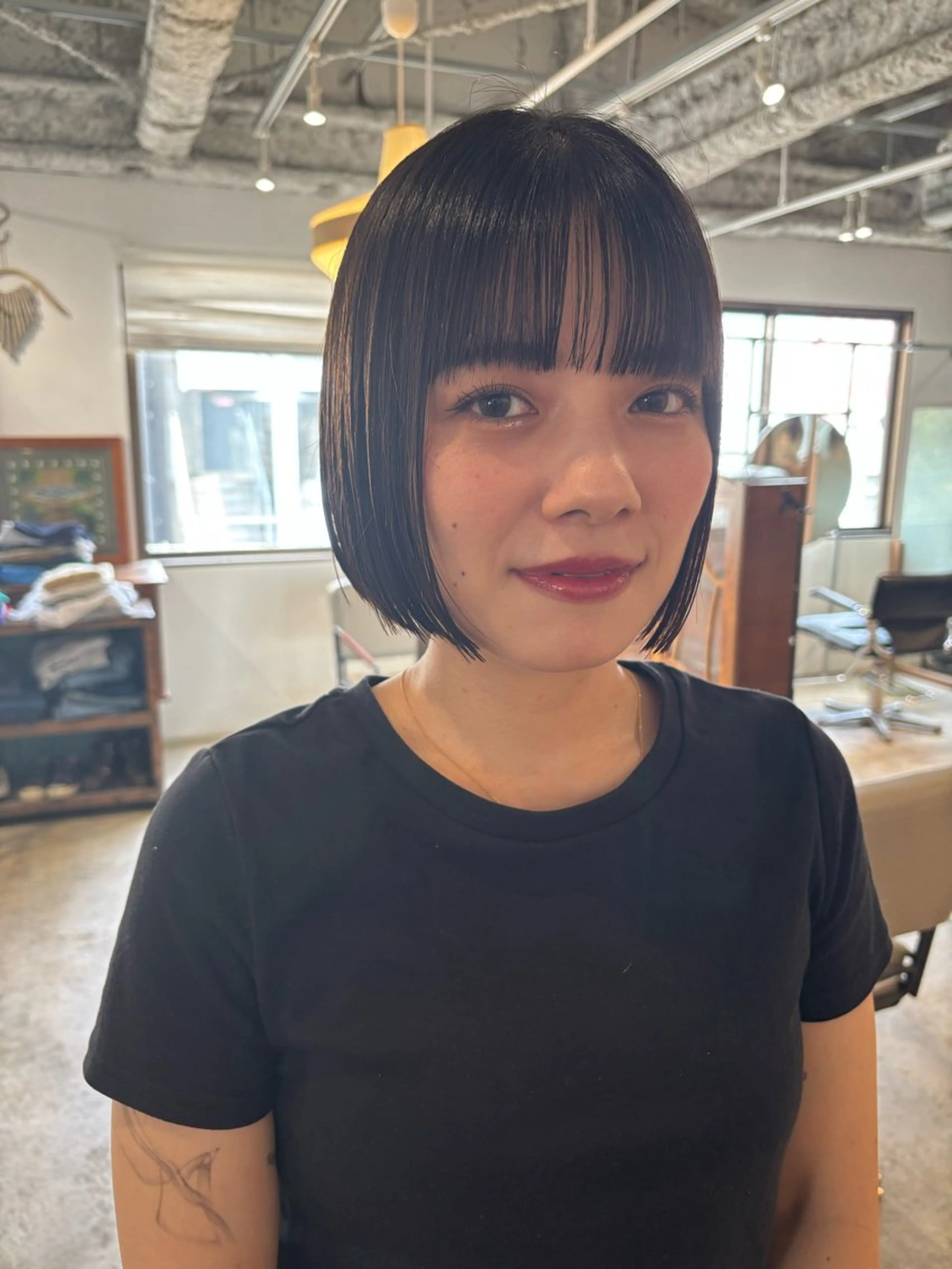 ショート カット ヘアカラー トリートメント Hayashi Shioriのヘアスタイル